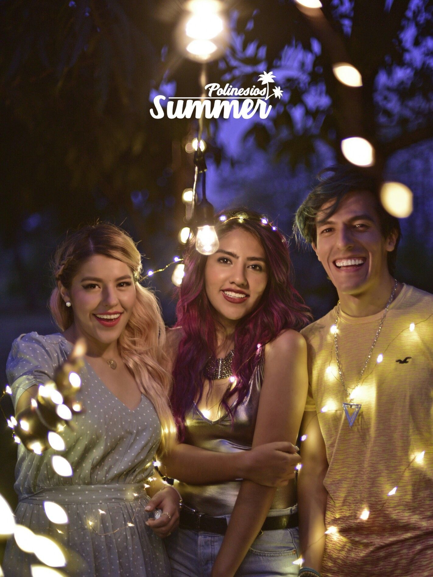 Rafa polinesio, Karen polinesia y Lesslie Polinesia q juntos son