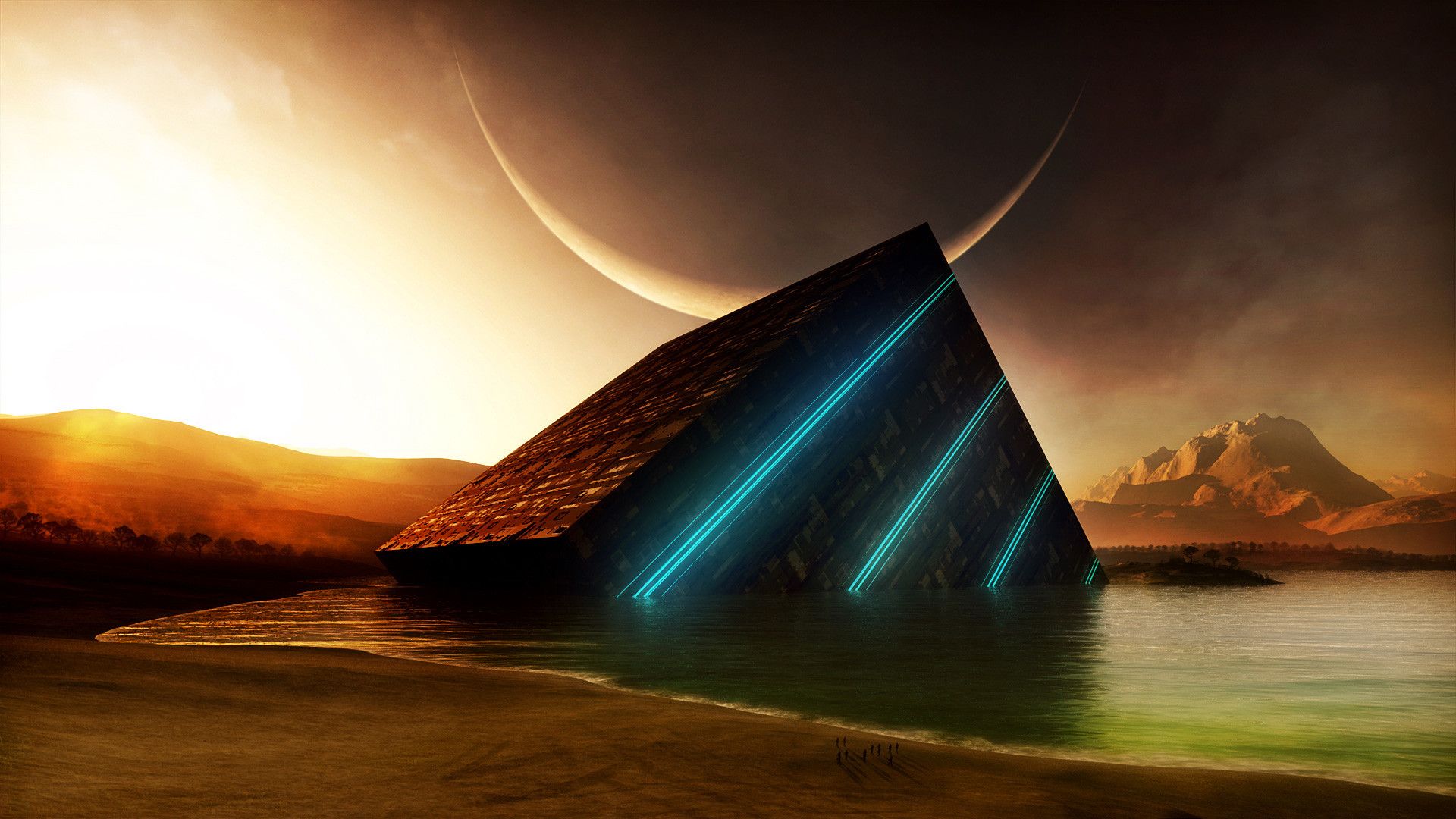 Sci Fi Landscape Wallpaper HD (más de 78 imágenes)