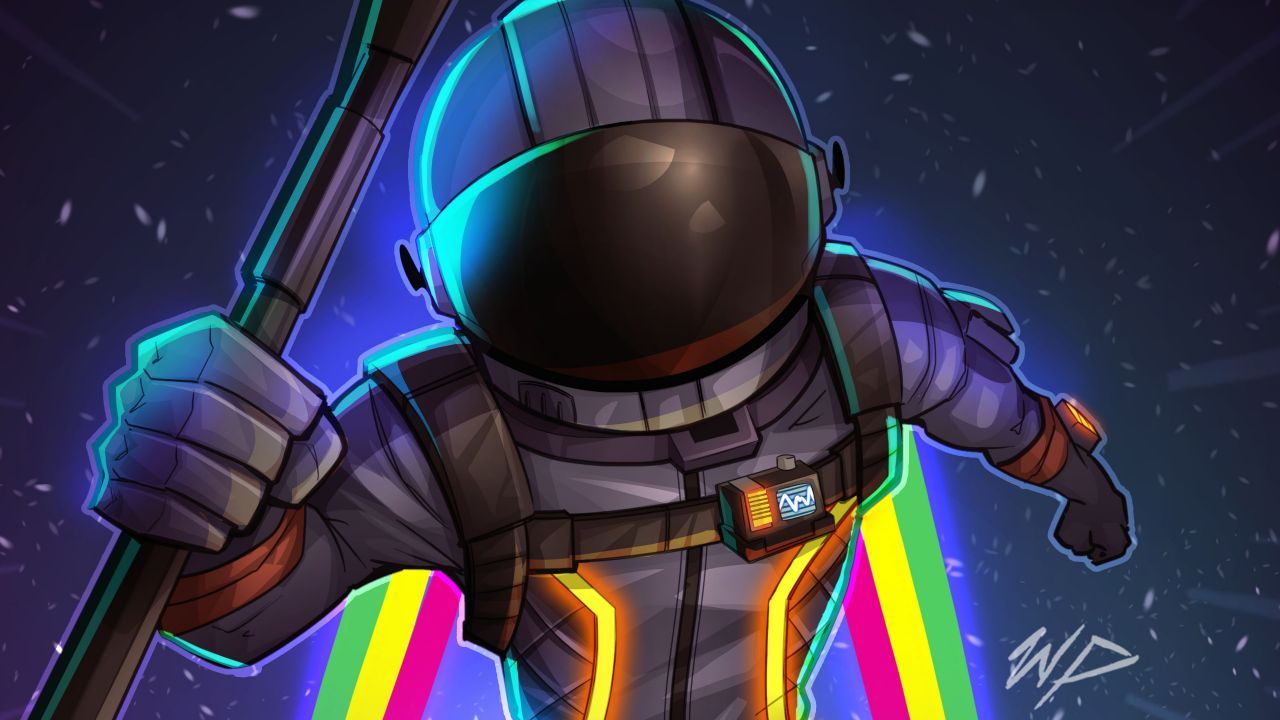 Fondo de pantalla Dark Voyager, Fortnite Battle Royale, 4K, Creative