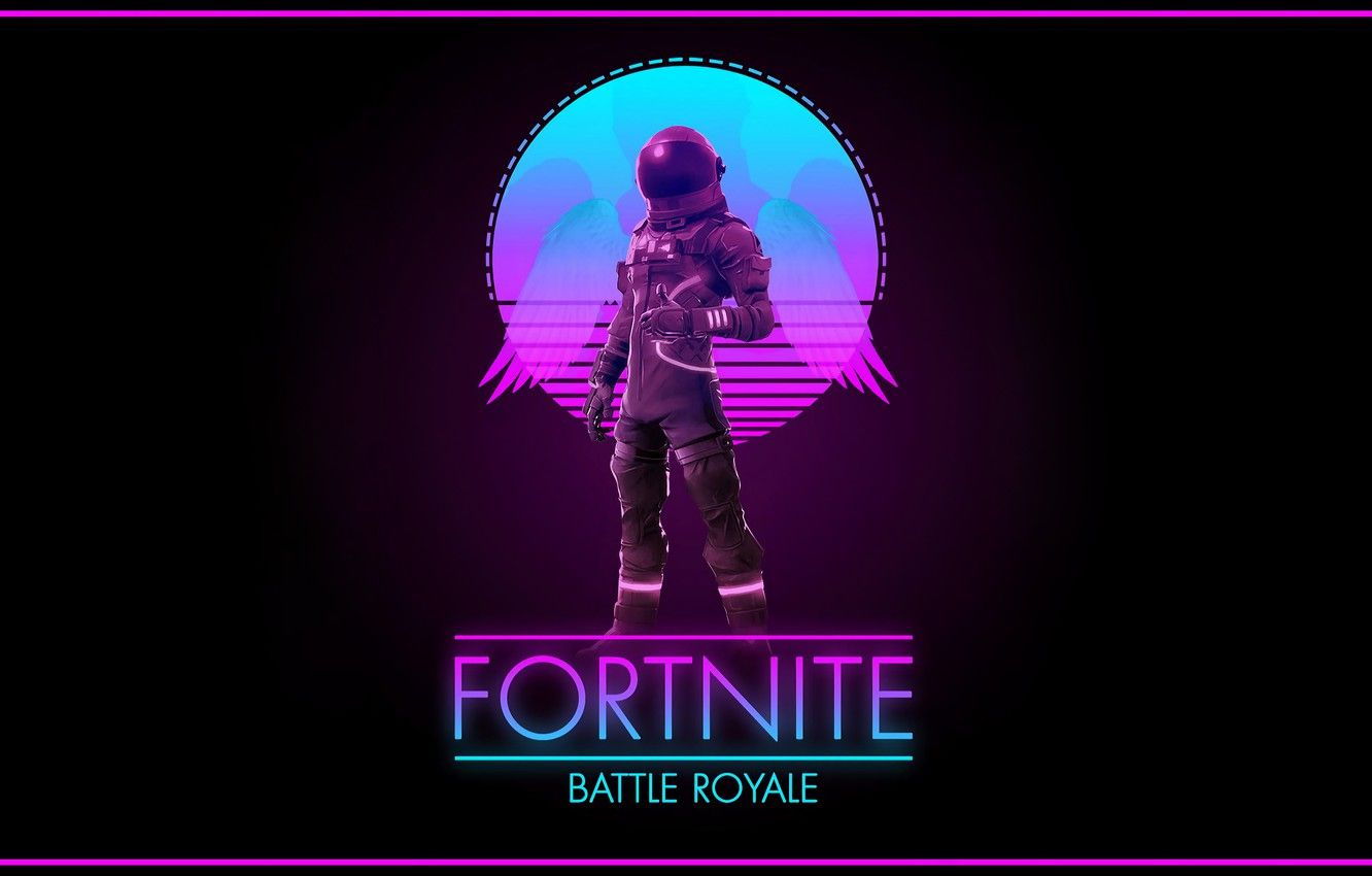 Fondo de pantalla Música, Fondo, Arte, Sintetizador, Fortnite, Retrowave, Battle