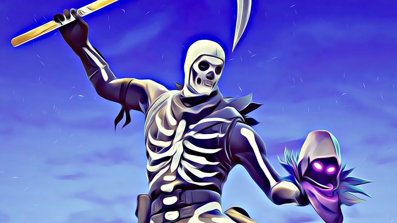 Descargar Skull Trooper 4K 8K HD Fortnite Battle Royale Wallpaper