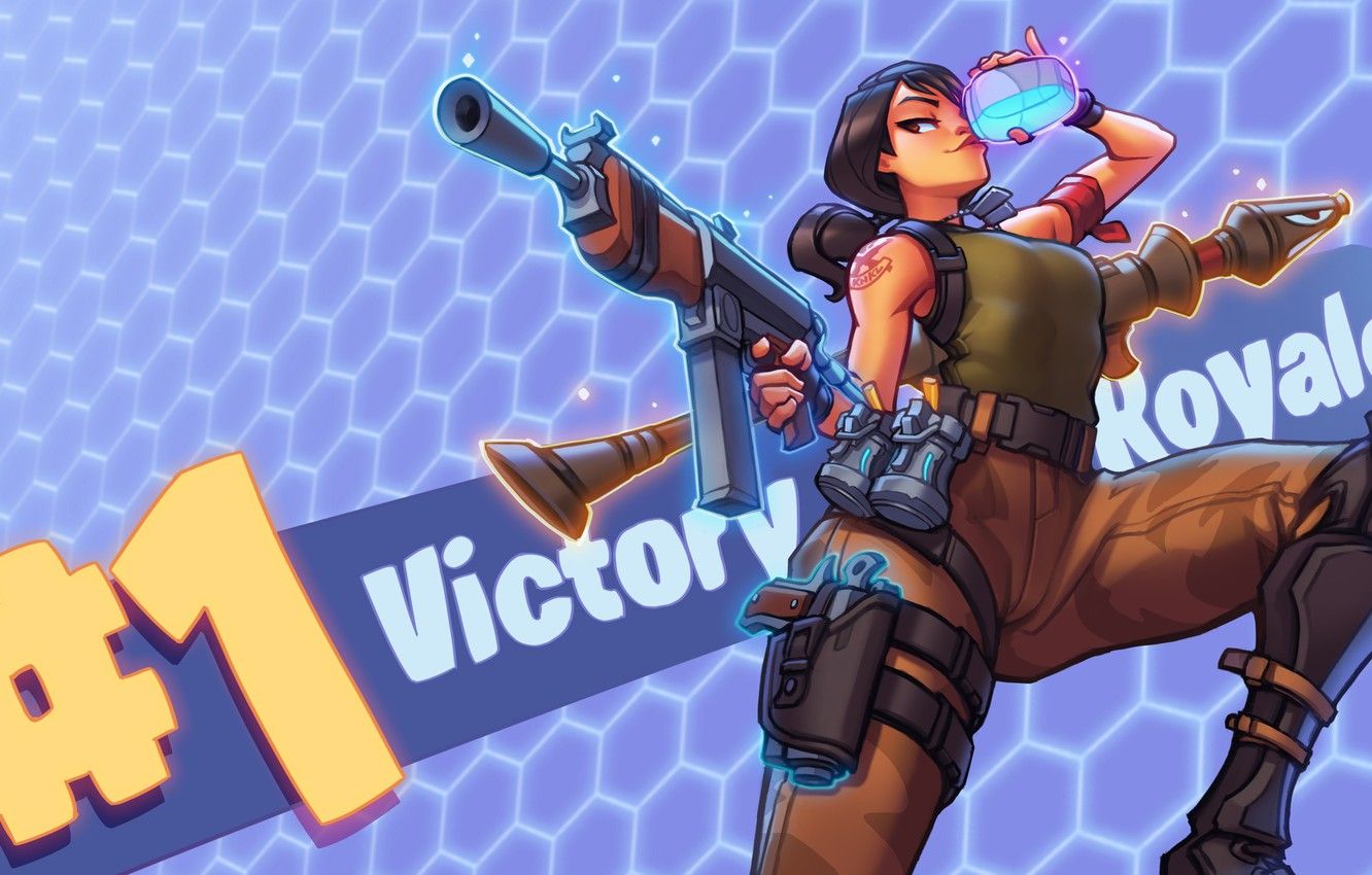Fondo de pantalla épico, Fortnite, Battle Royale, imágenes de la victoria real para