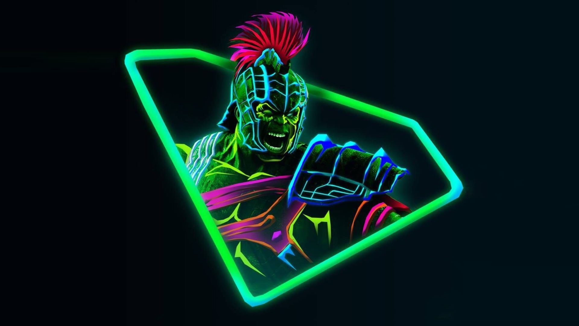 Neon Avengers 1920x1080 Fondos de escritorio (basados en ilustraciones de