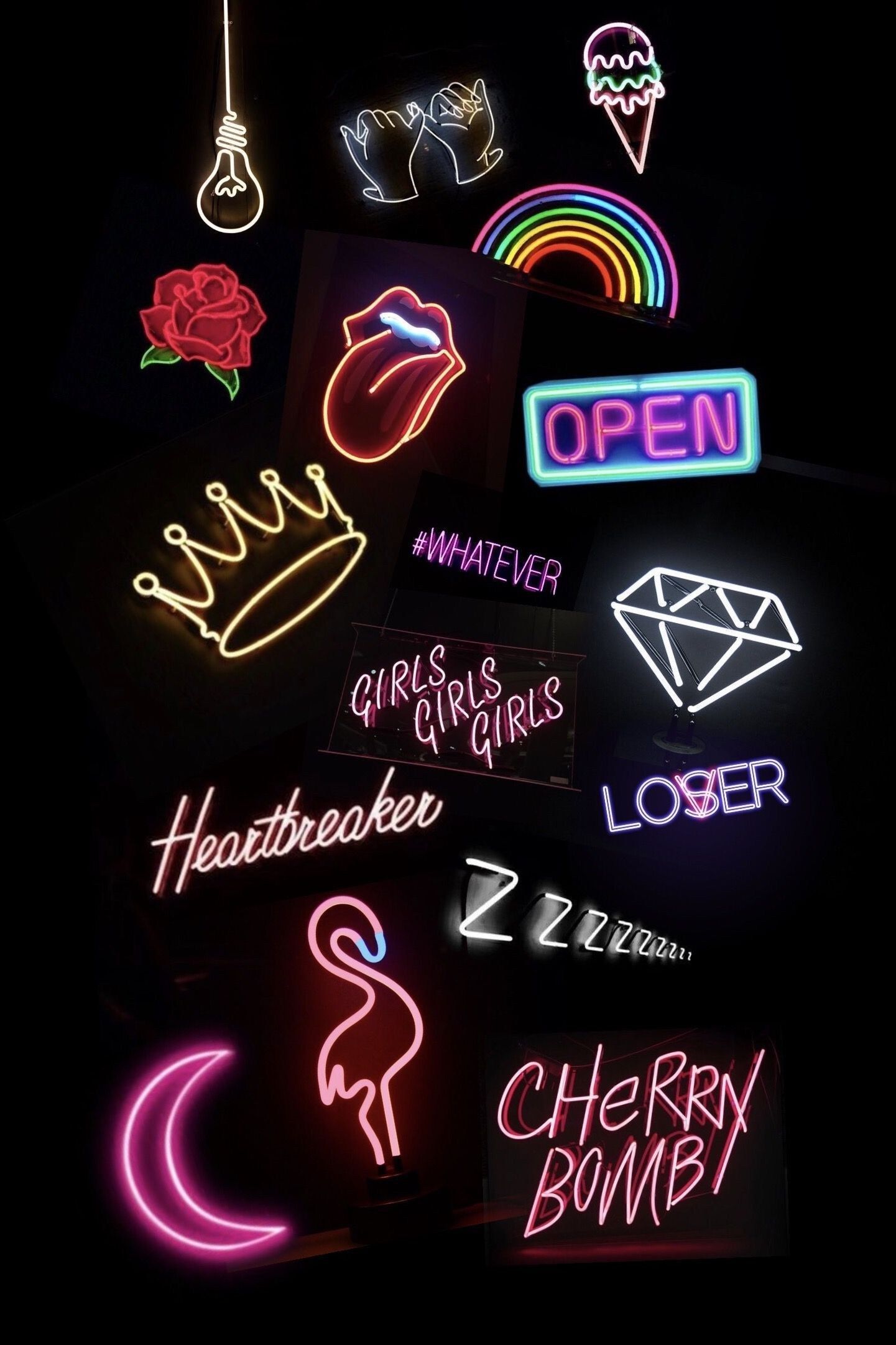 Fondo de pantalla de luces de neón estéticas (# 1015665) - Descargar fondo de pantalla HD
