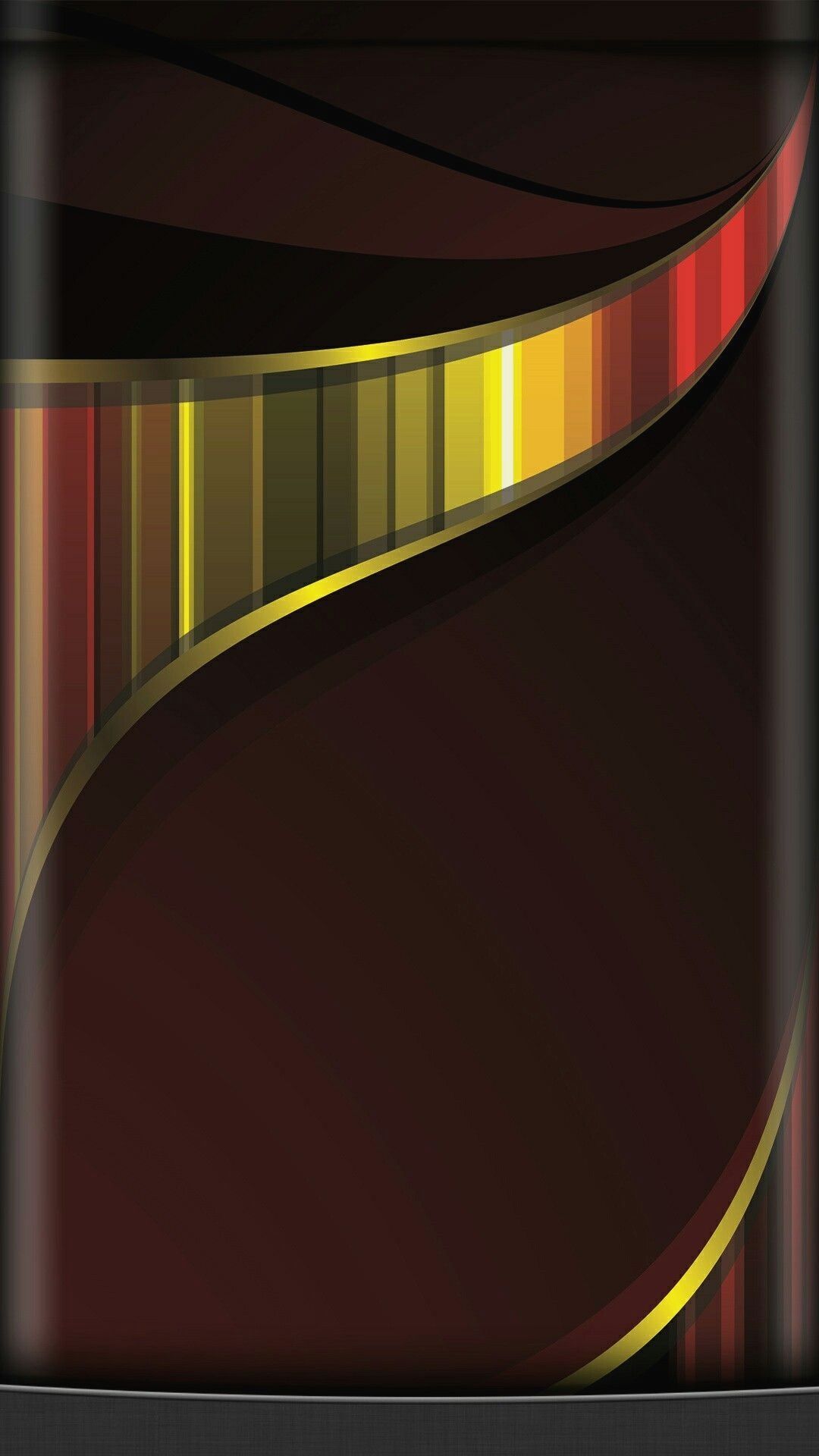 Papel pintado negro y dorado S8 Papel pintado metálico Apple - Negro y