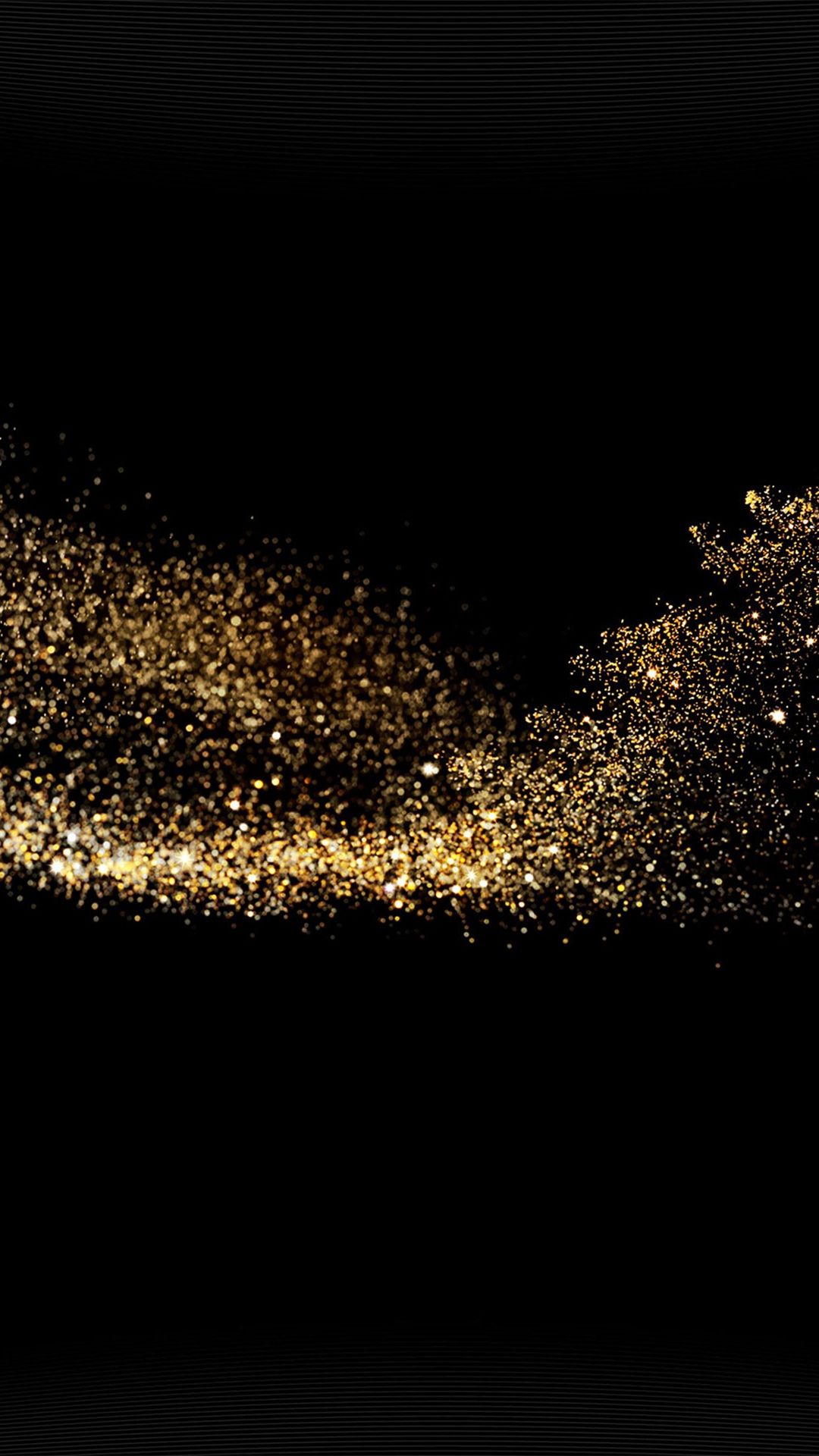 Gold Sparkle Beauty Dark Pattern iPhone 8 Fondos de pantalla descarga gratuita