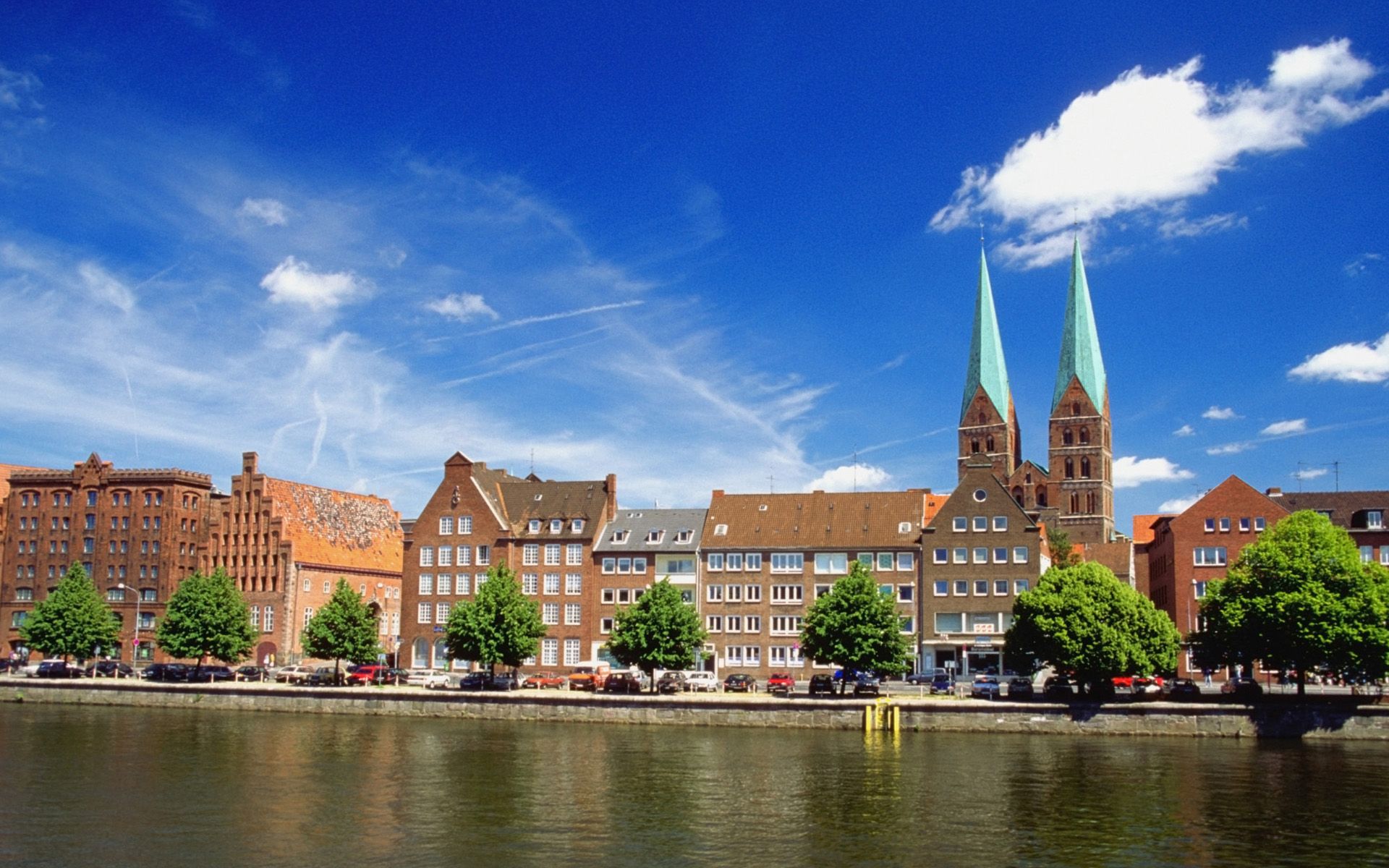 Trave River Alemania Fondos de pantalla | HD Wallpapers | ID # 8607