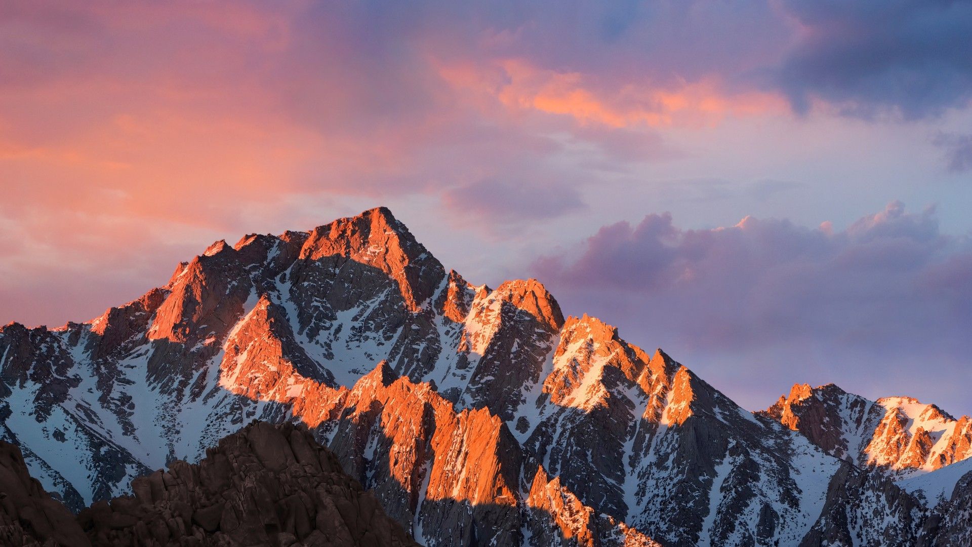 Fondo de pantalla montañas, macos, 4k, 5k, sierra, cielo, fondo de pantalla de Android