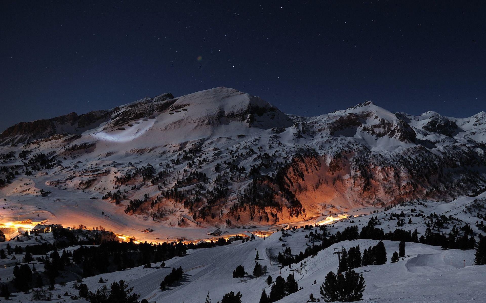 Winter Mountain Wallpapers - Cueva Wallpaper