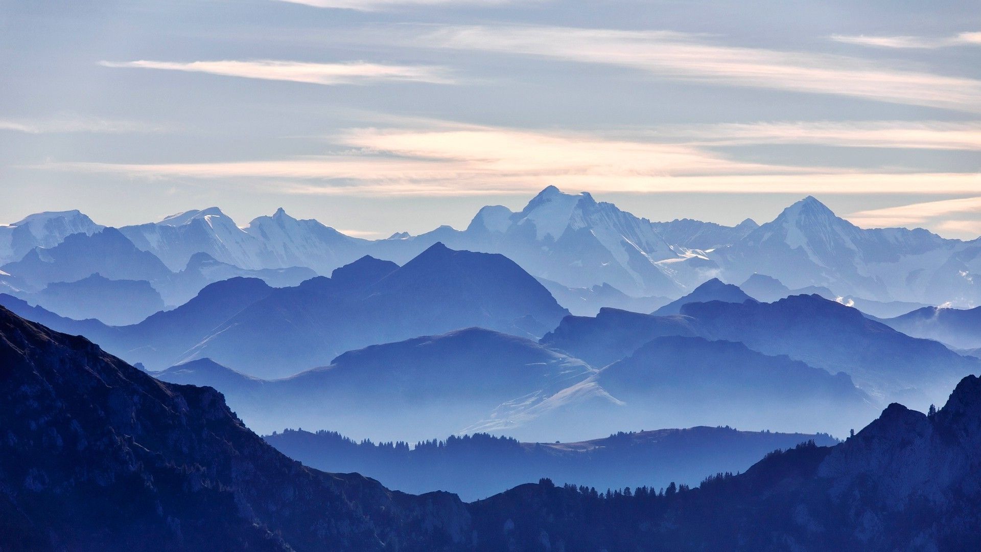 naturaleza, azul, fondos de pantalla de montaña HD / escritorio y móvil