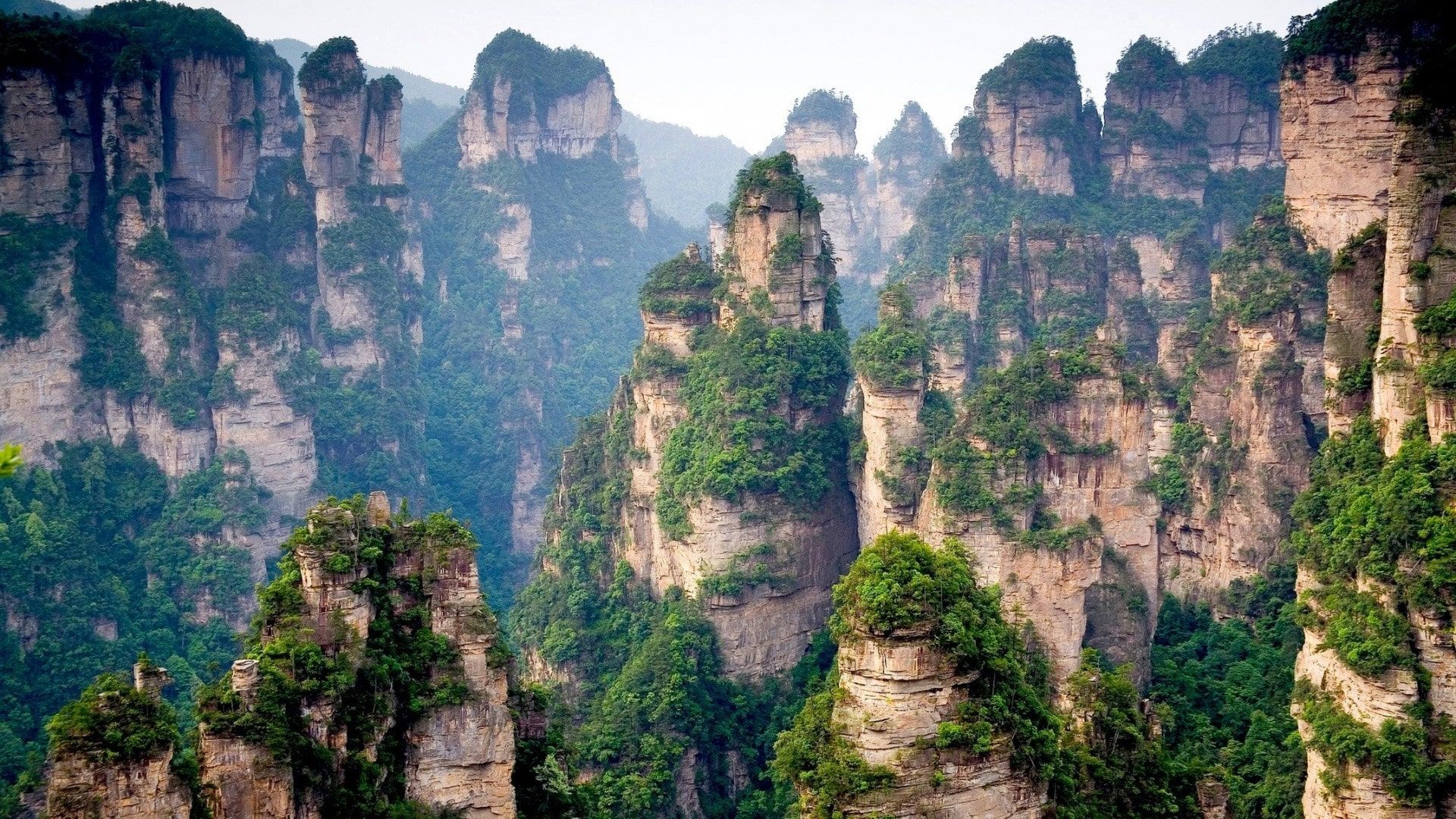 Tianzi Mountain Fondos de pantalla HD | 7wallpapers.net