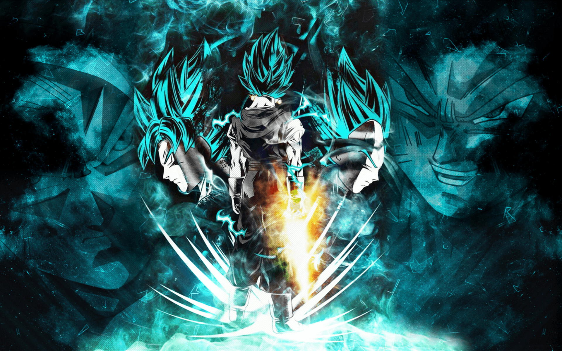 Descargar fondos de pantalla Vegeta, oscuridad, Dragon Ball, DBS, Goku