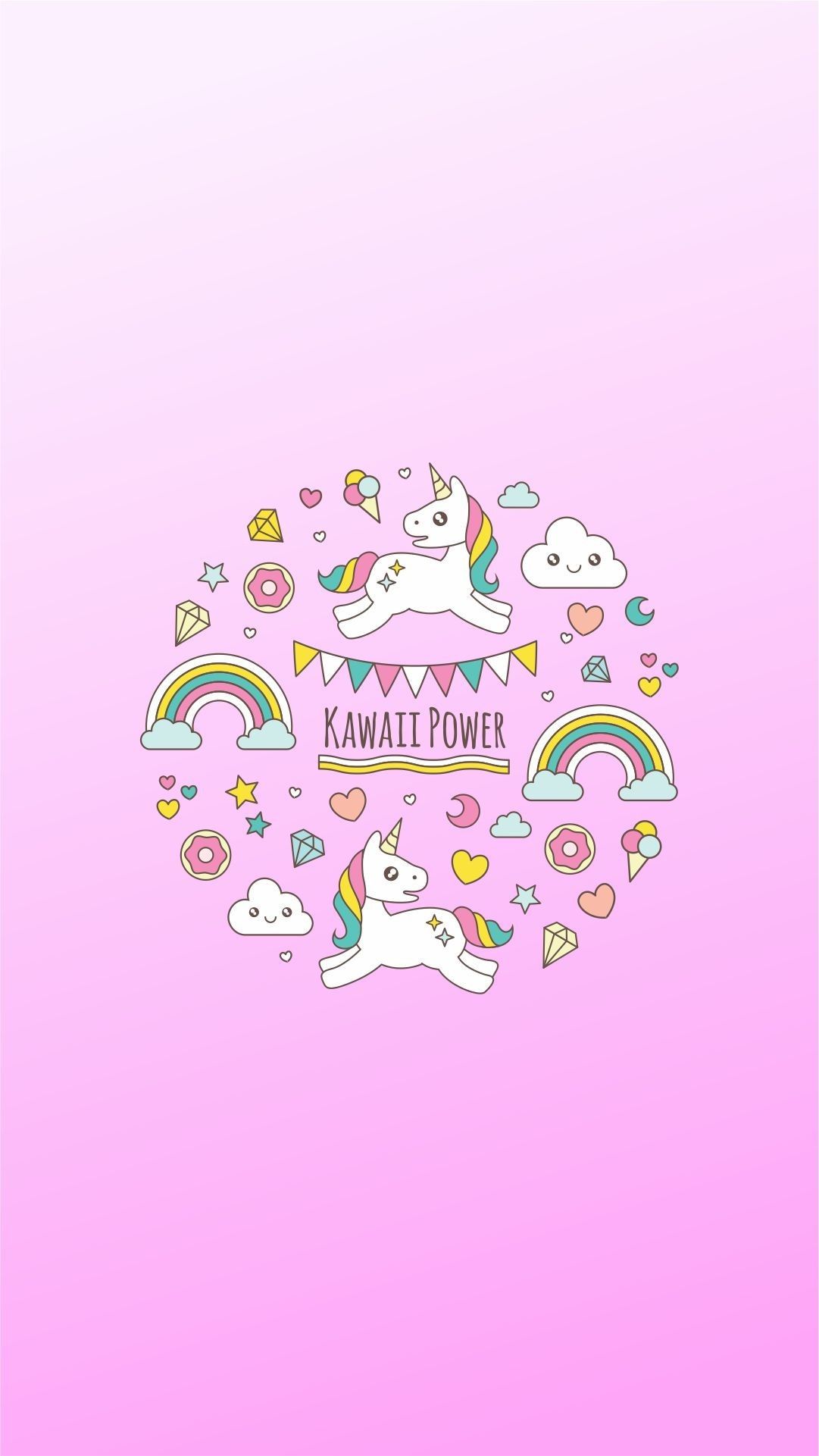 Más de 78 fondos de pantalla de Kawaii Unicorn