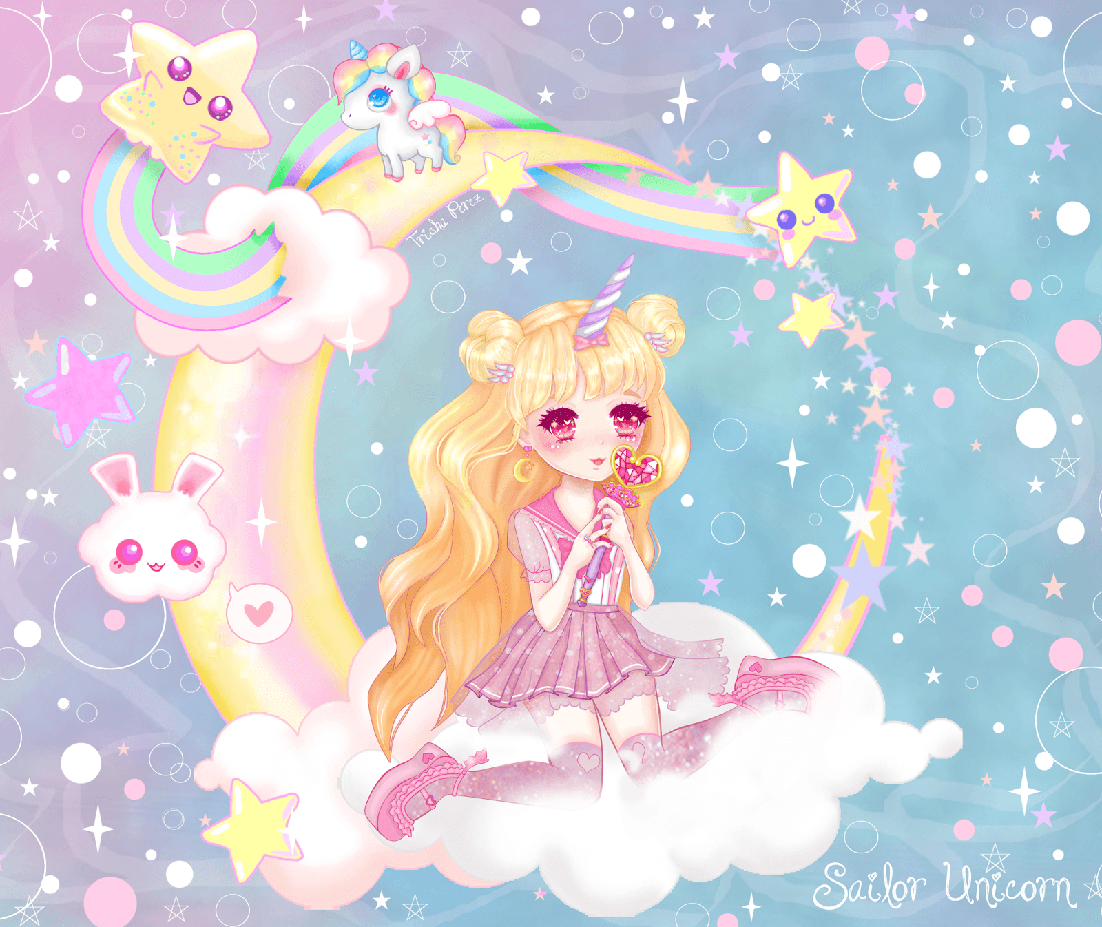 27884 fondo de pantalla de kawaii unicornio