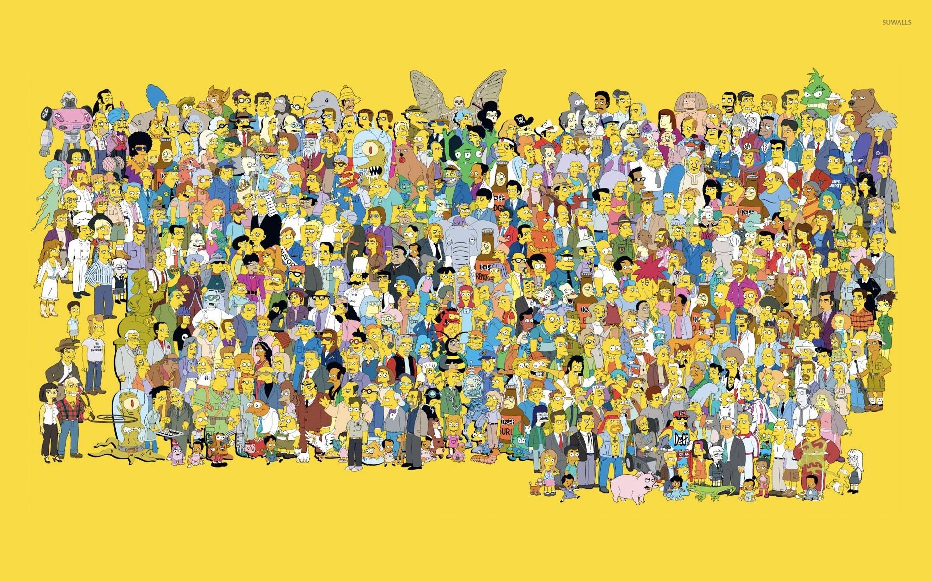 Fondo de pantalla de Los Simpsons - Fondos de pantalla de dibujos animados - # 8366