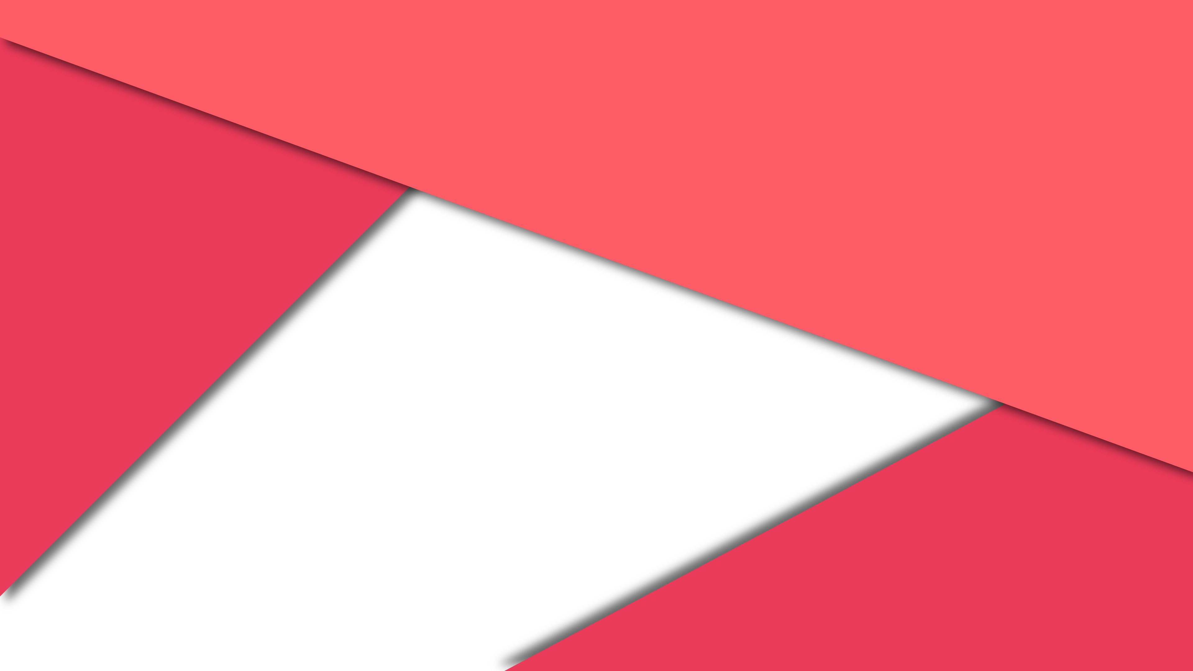 Diseño de material rojo blanco 4k, HD abstracto, fondos de pantalla 4k, imágenes