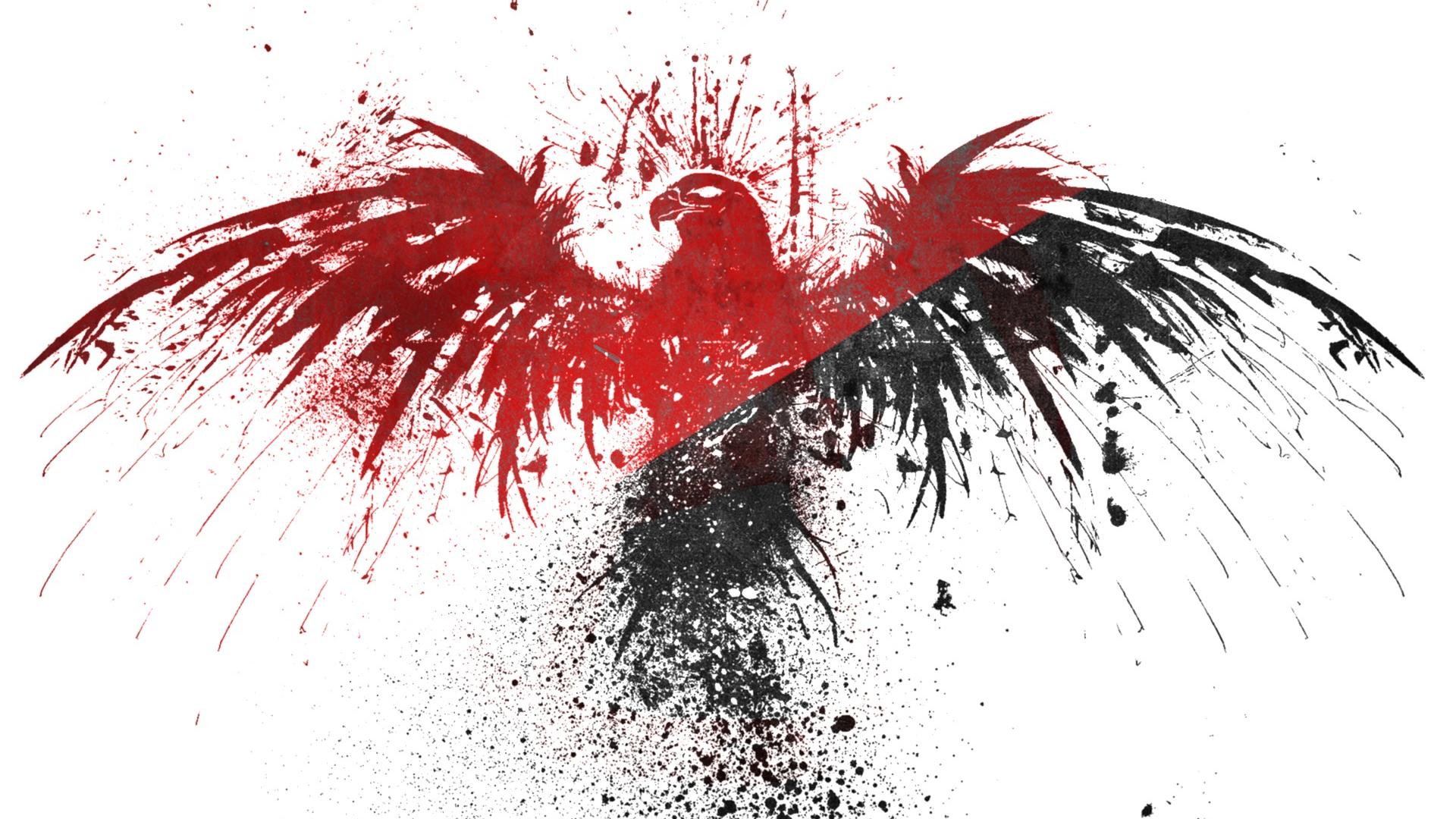 Fondo de pantalla rojo y blanco 1920x1080