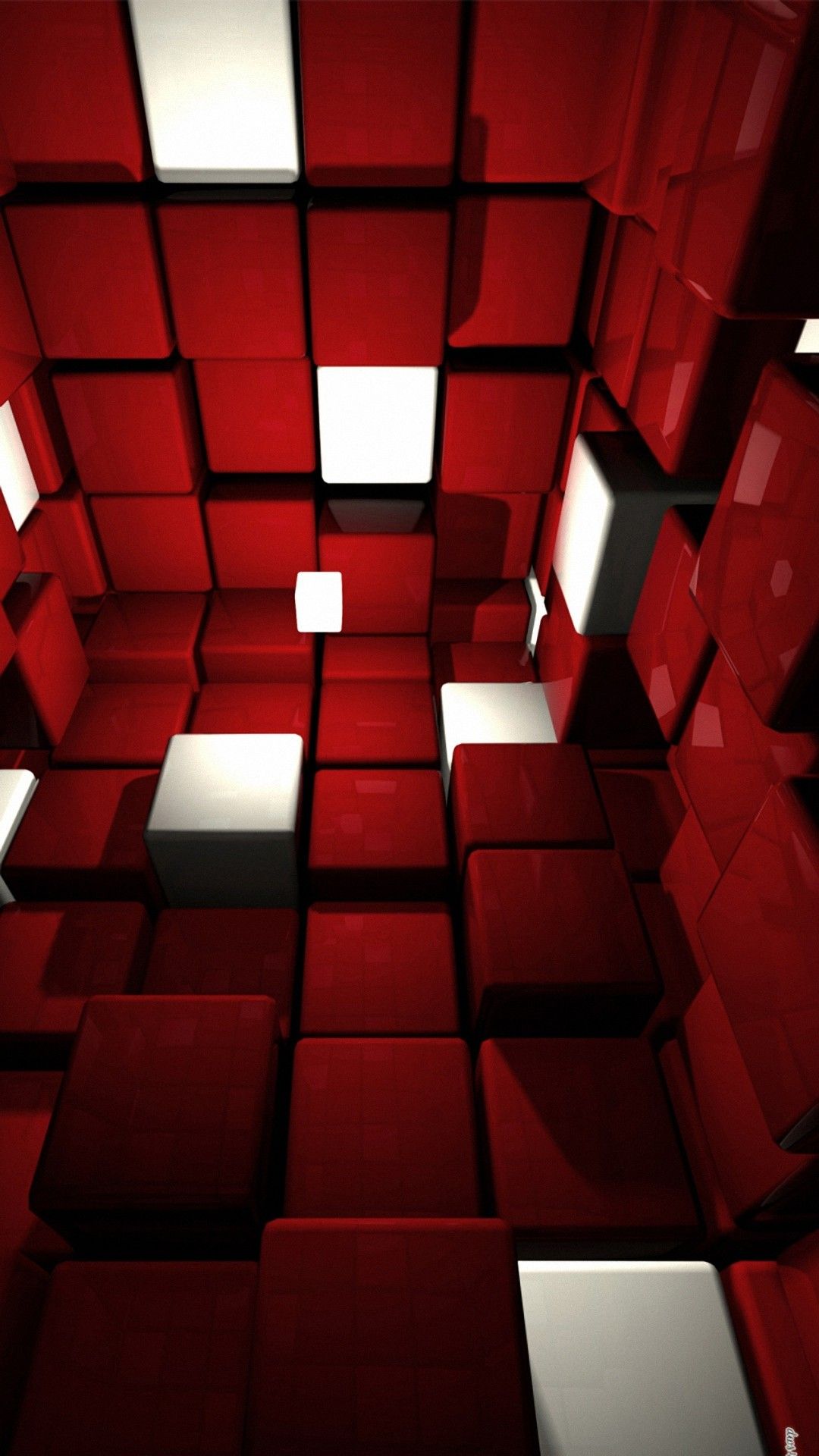 Más de 77 fondos de pantalla rojos 3D