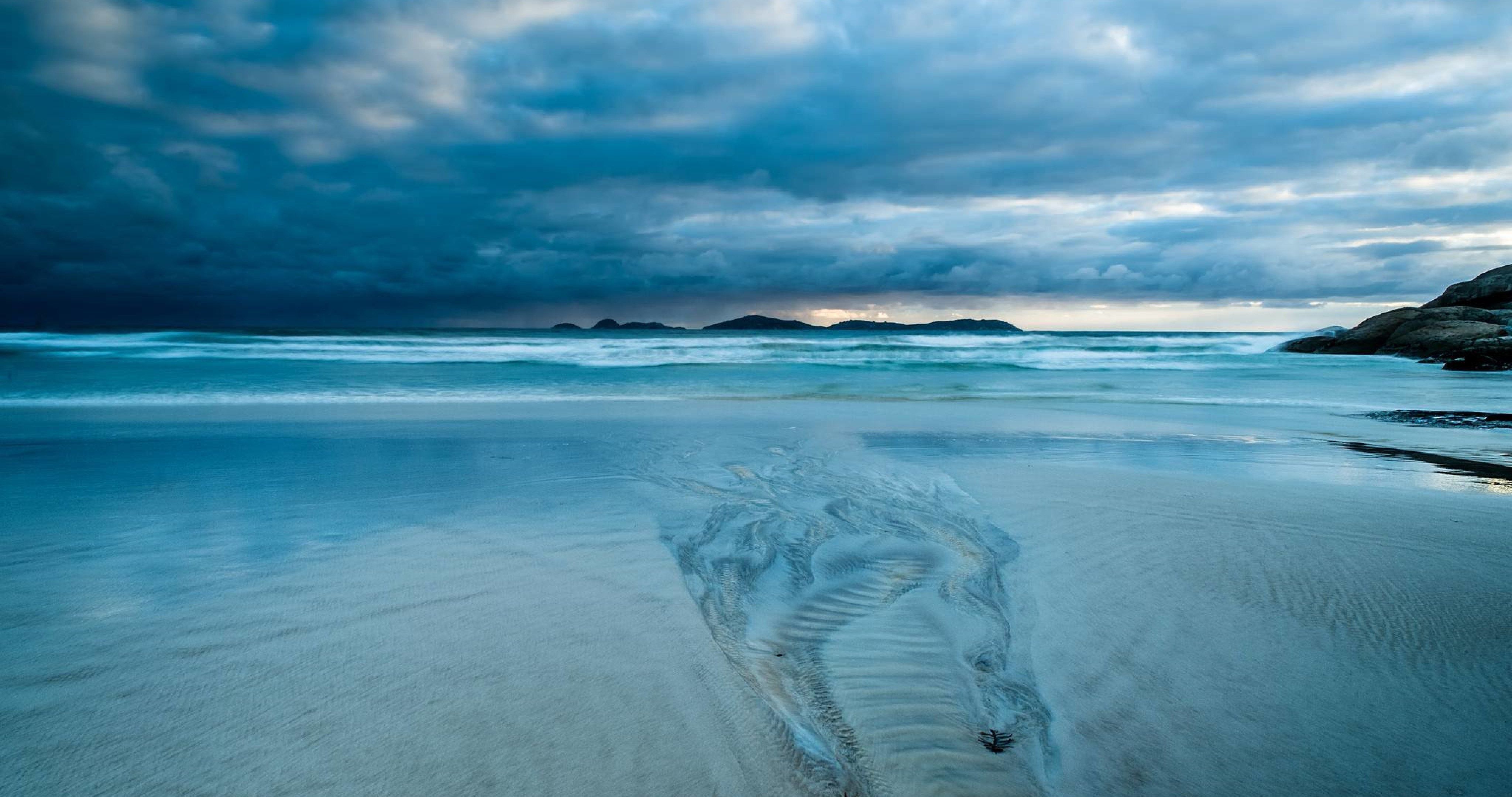 mar tarde olas 4k ultra fondo de pantalla hd | ololoshenka | Olas