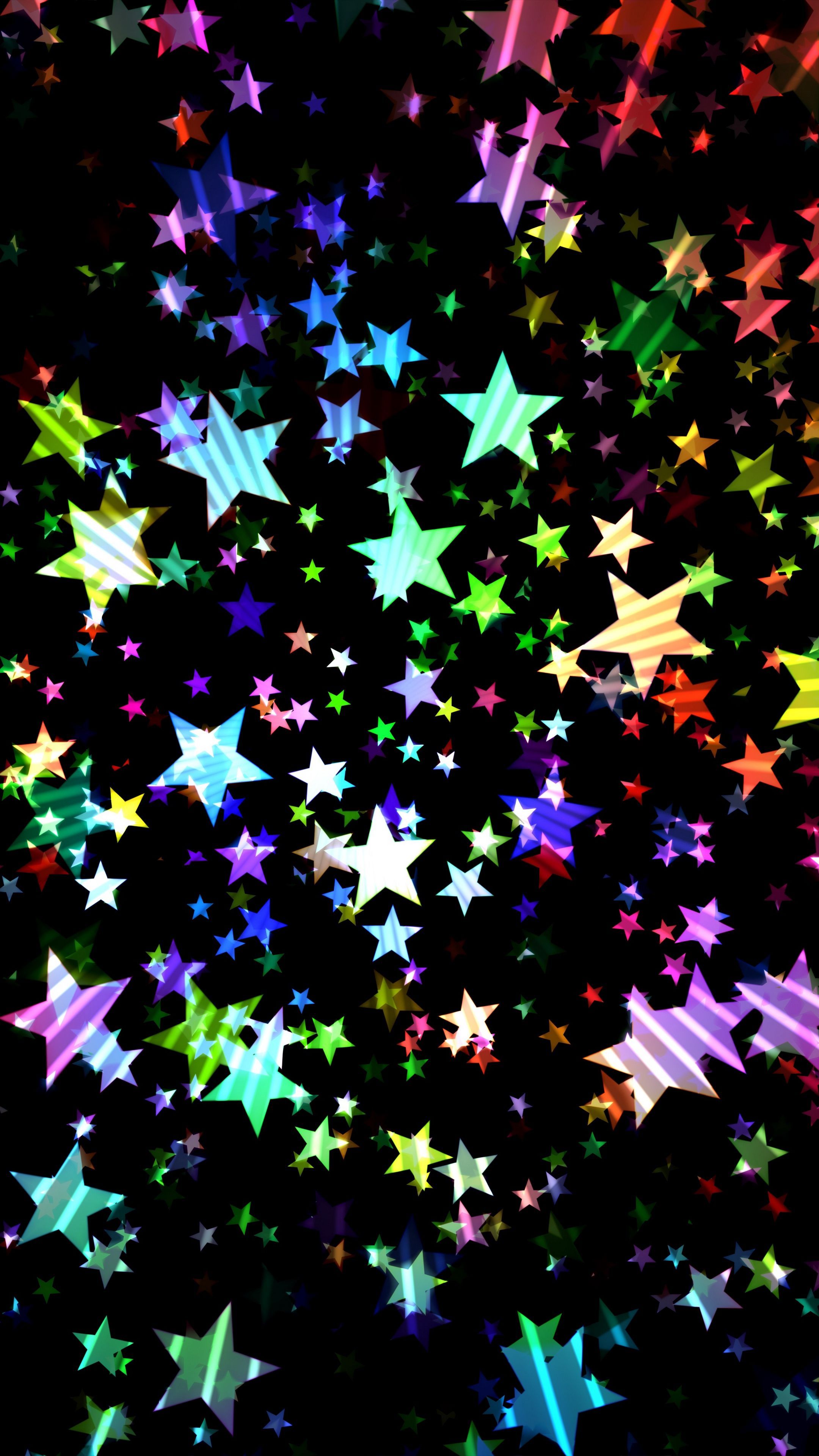 Resumen # estrellas #colorido # brillante #brillo #fondos de pantalla hd 4k