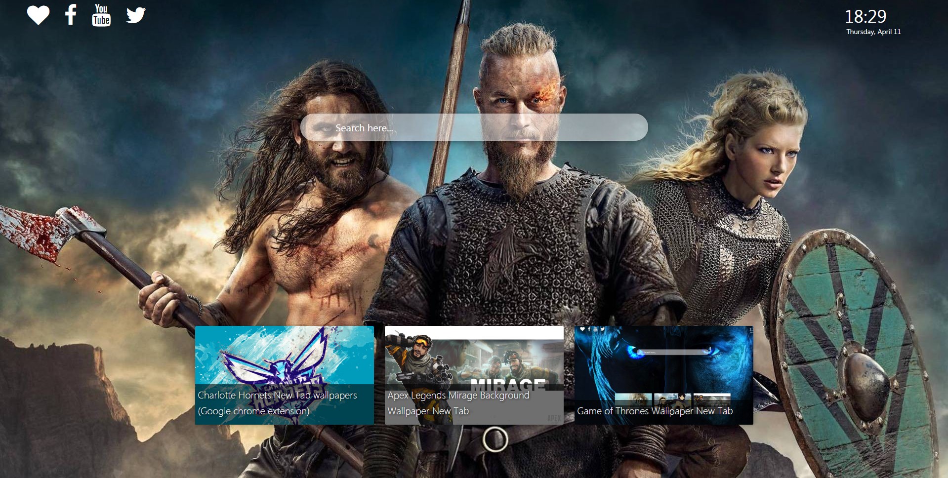 Vikingos Fondo De Pantalla Nueva Pestaña - Nueva Tabsy
