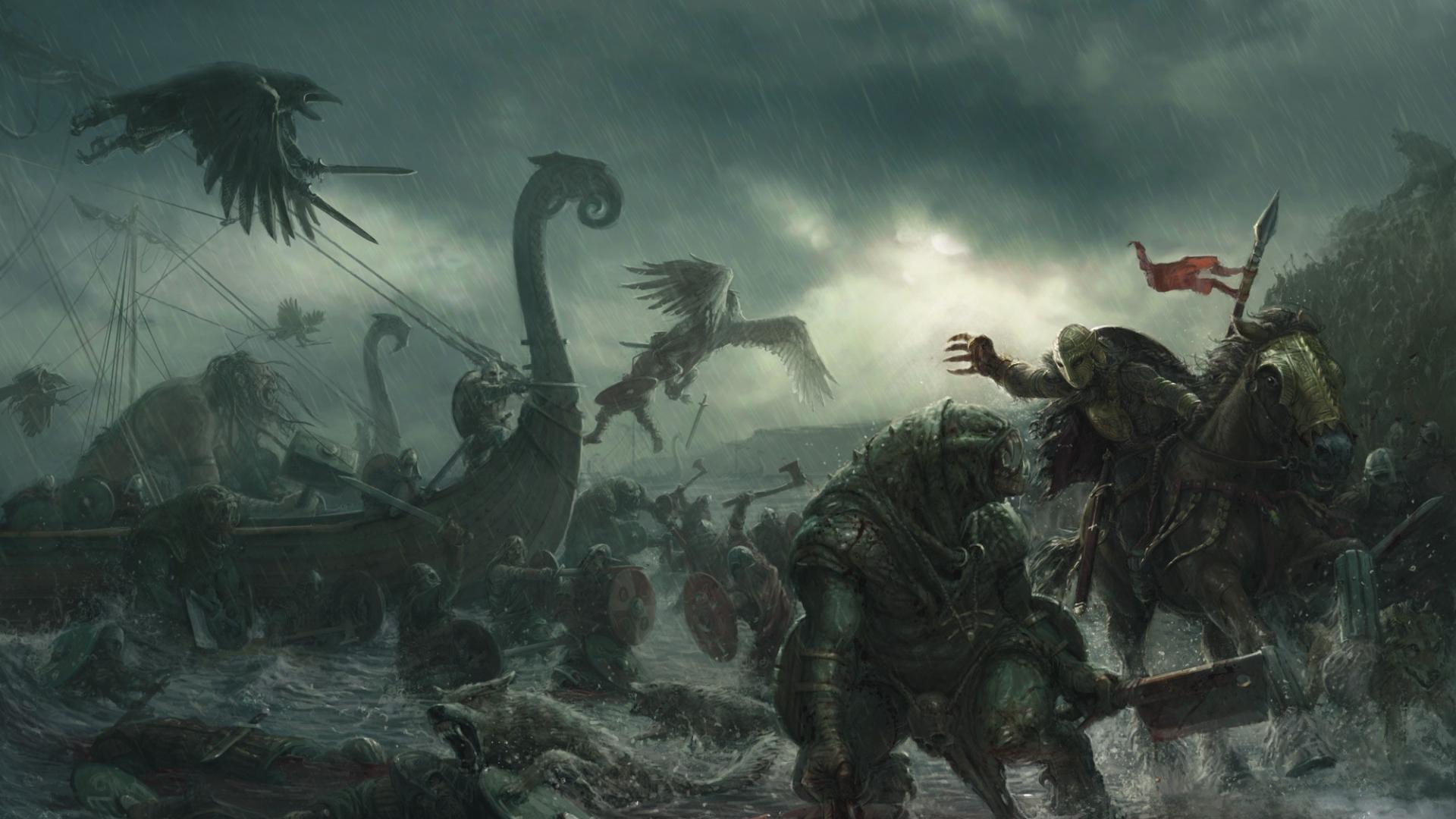 Fondo de pantalla de Vikingos 1920x1080