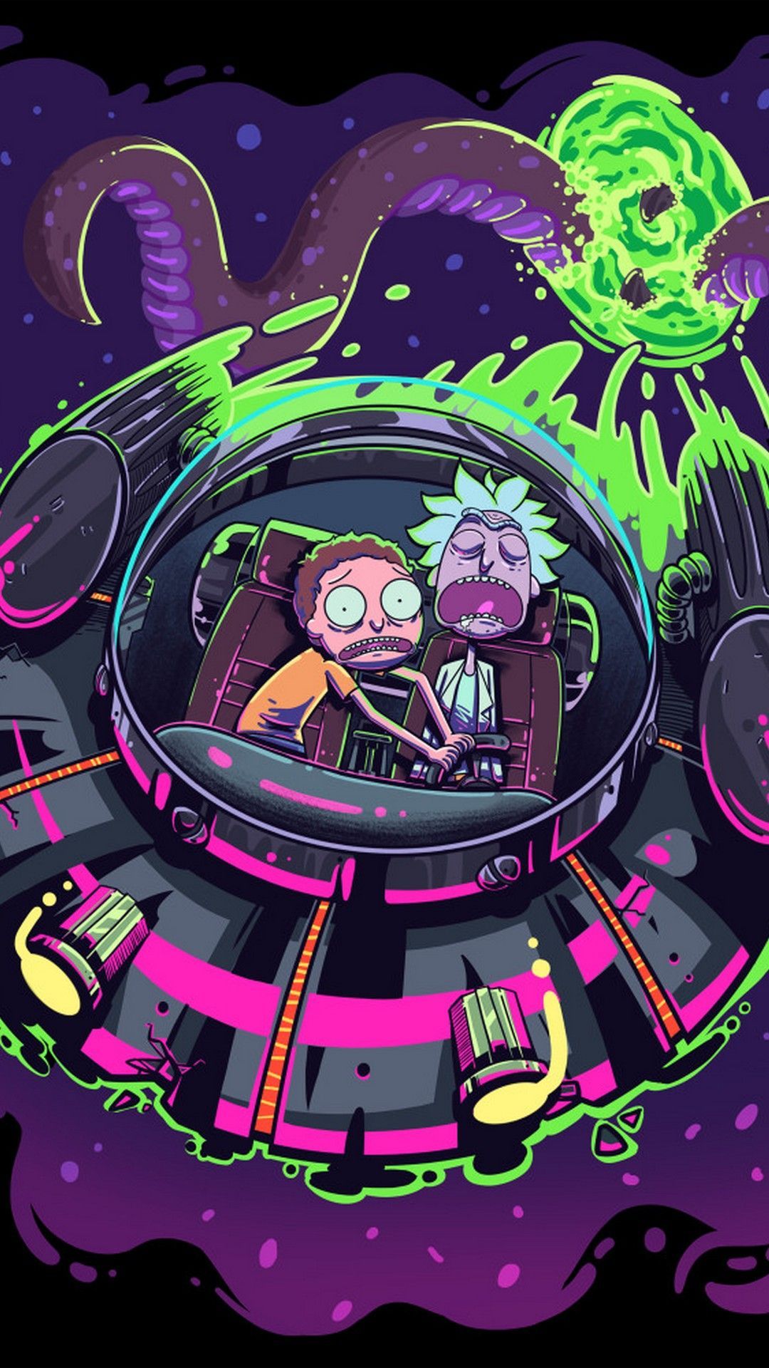 Fondo de pantalla de Rick y Morty para iPhone | iPhoneWallpapers | Rick