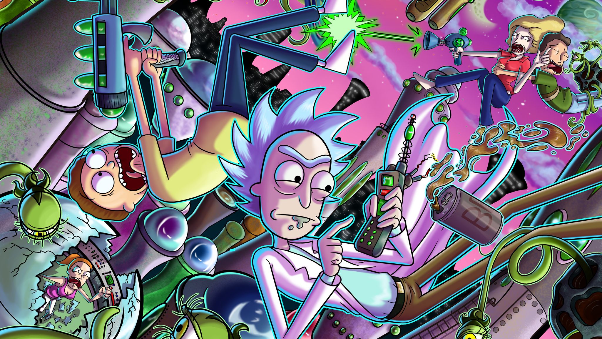 2048x1152 Rick And Morty 5k 2048x1152 Resolución HD 4k Fondos de pantalla