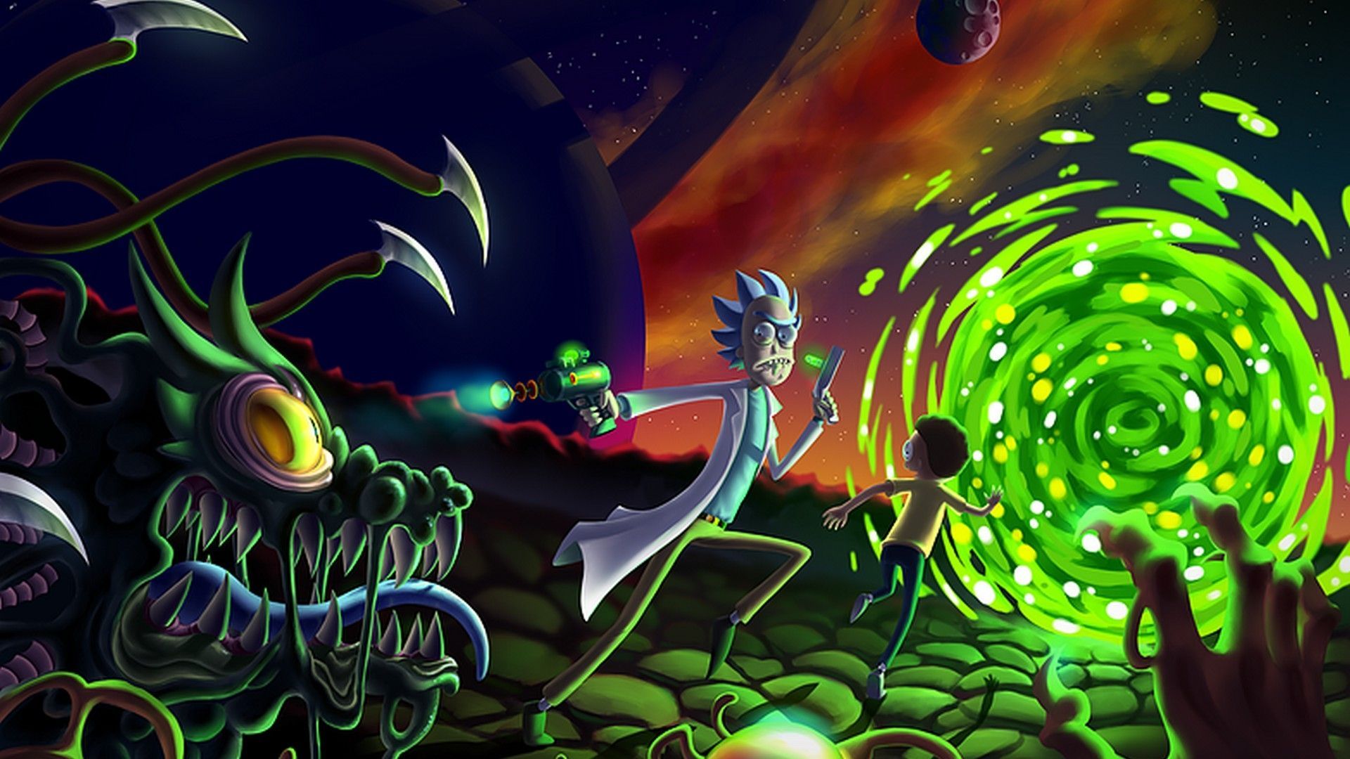 60 fondos de pantalla de rick y morty - wallpaperboat