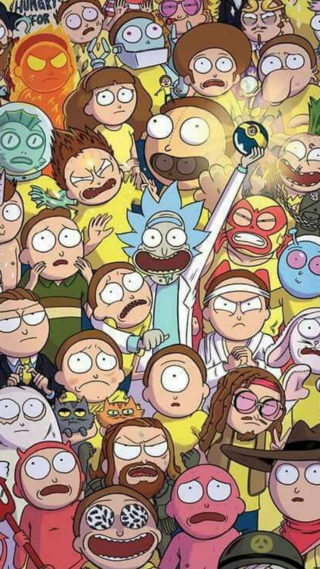 Hd Wallpaper Rick And Morty De Dibujos Animados De La Resolución De Iphone - Rick And
