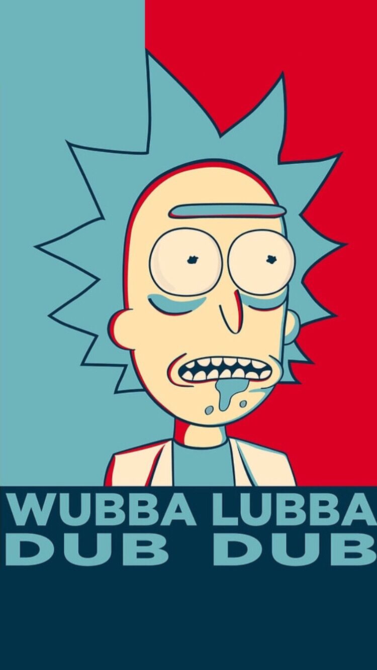 Papel pintado de Rick y Morty de <br> No Te Lo Pierdas! 2019 3D iPhone Fondos de pantalla