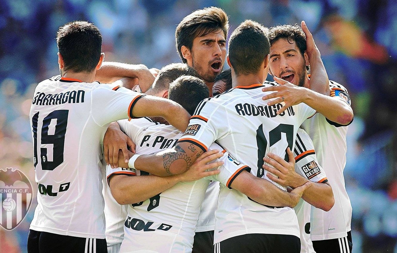 Fondo de pantalla, deporte, logo, fútbol, jugadores, Valencia CF
