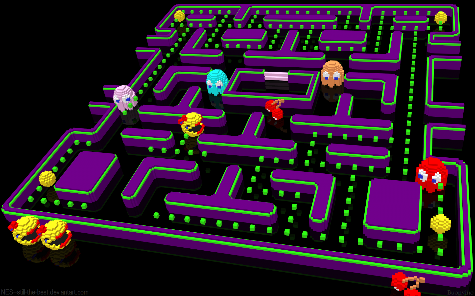 Ms. Pac-Man Wallpapers - Fondo de pantalla de la cueva