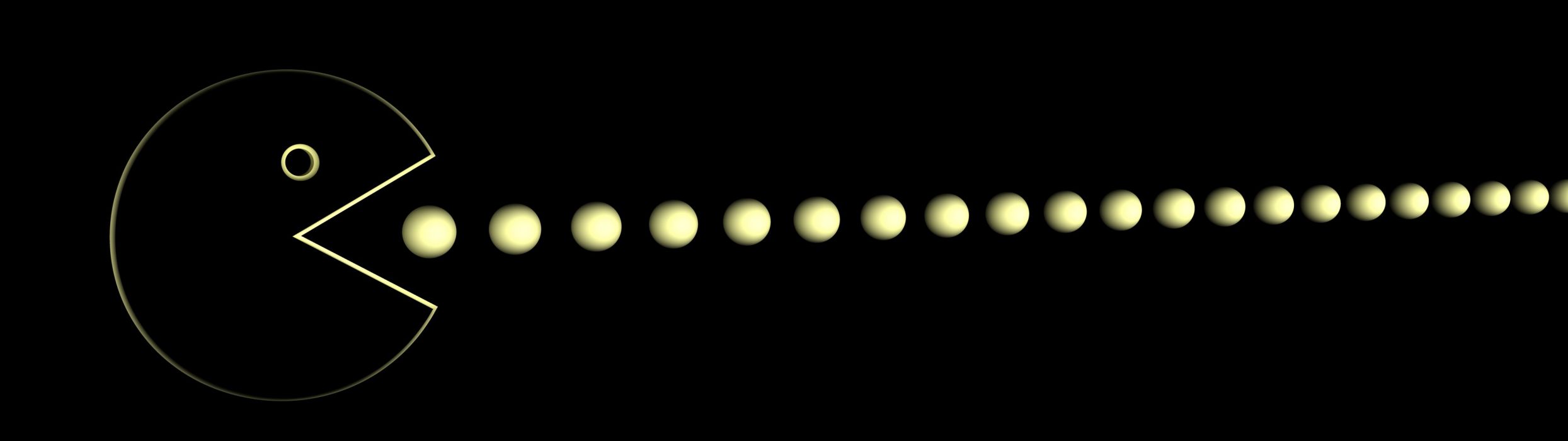 Juego de pantalla de monitor dual pacman wallpaper | 3840x1080 | 514385