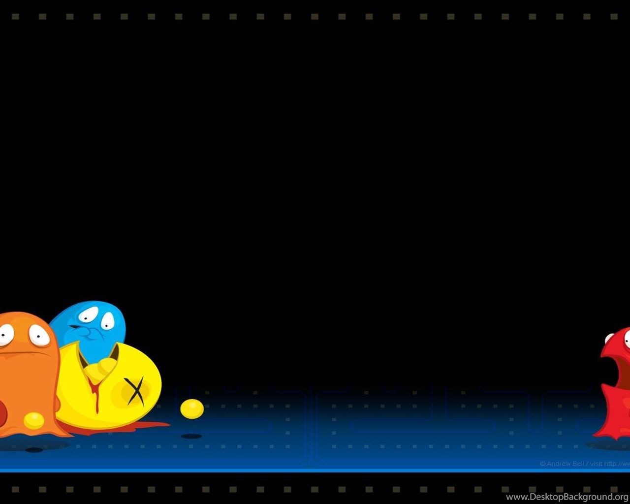 Pacman Fondos De Escritorio Fondo