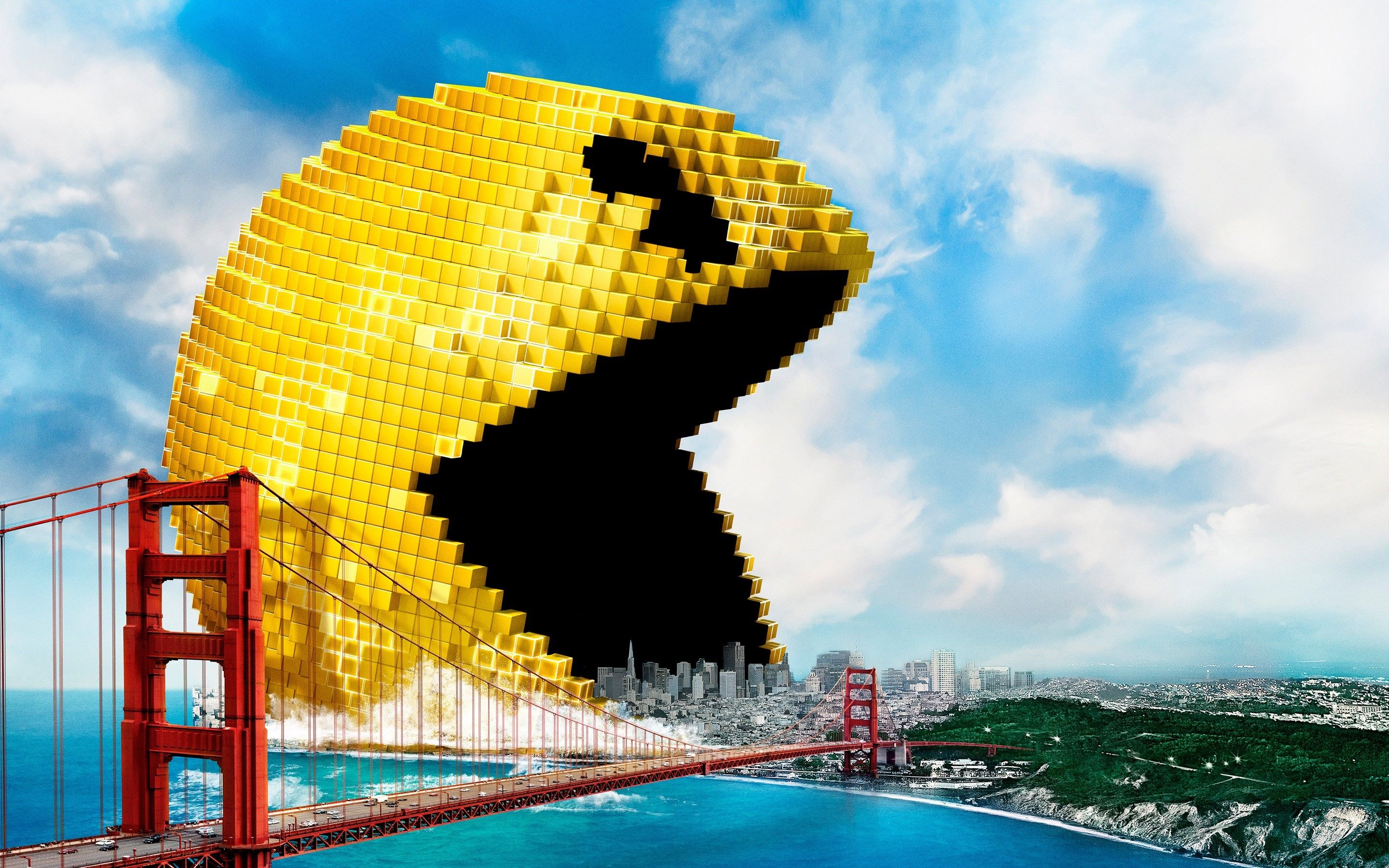 Pacman de la película Pixels Wallpaper ID: 1907