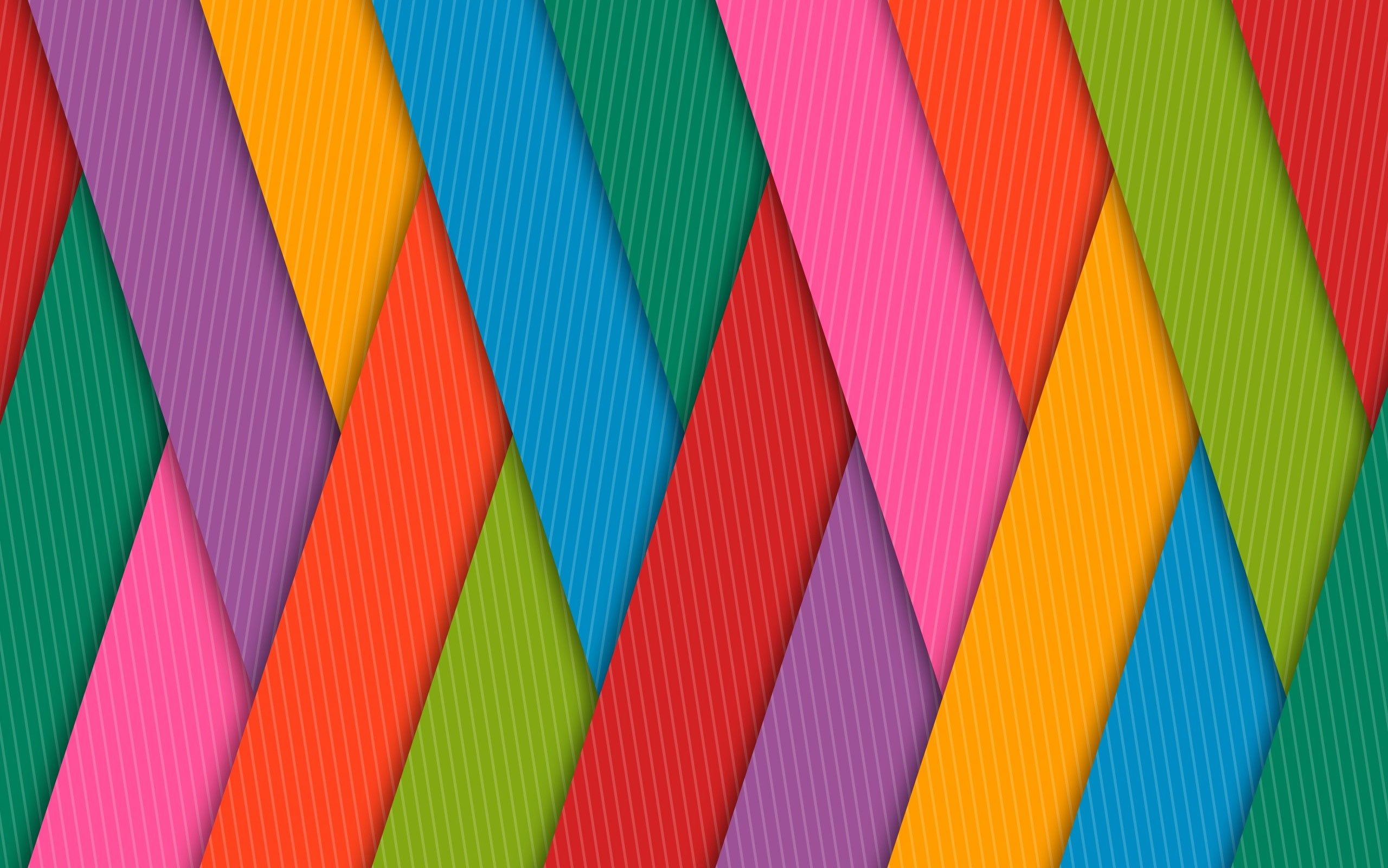 Rayas de colores Fondo de pantalla 2k Quad HD ID: 2740