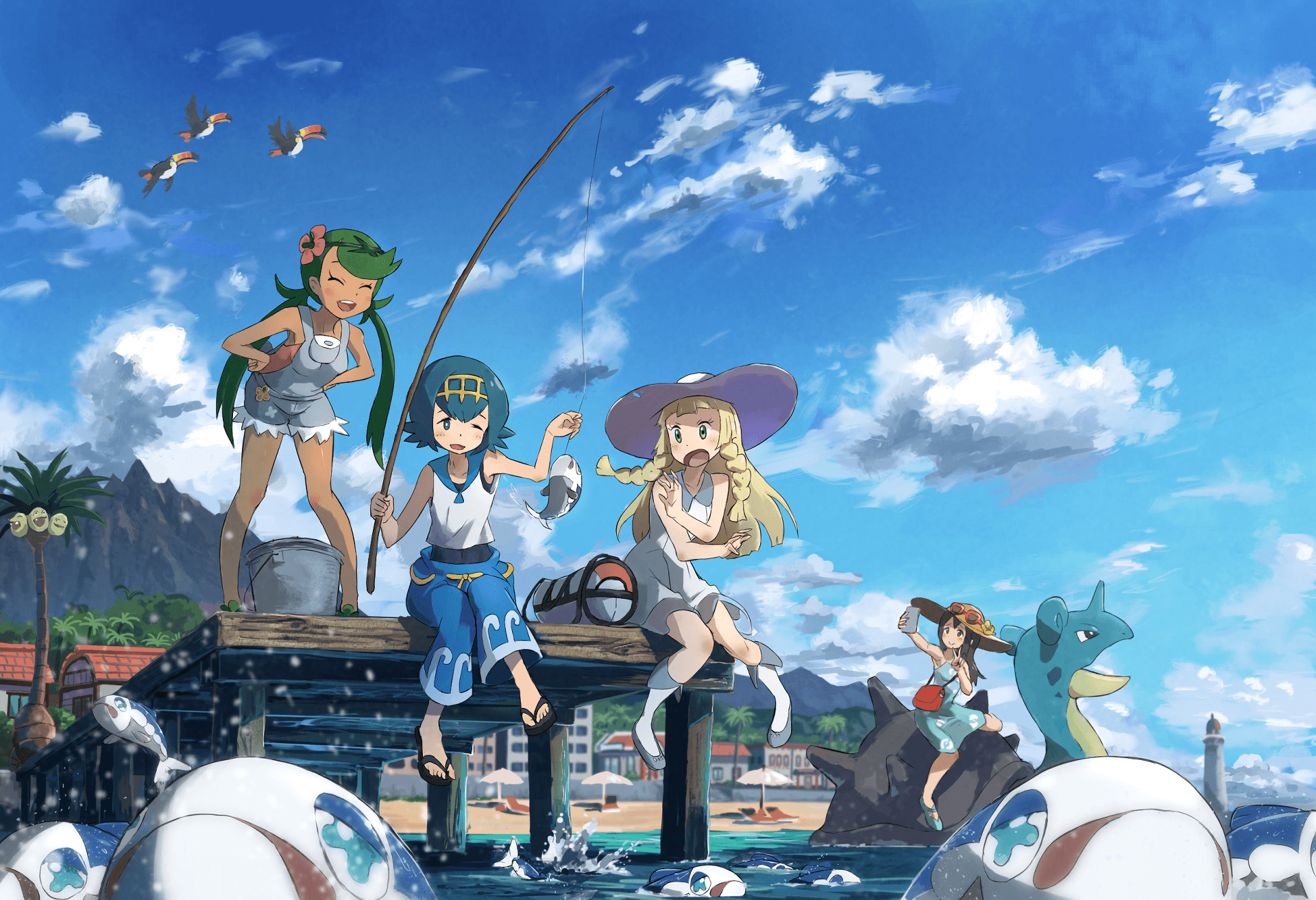Sol Y La Luna Hd Wallpapers - Pokémon Sol Y La Luna Lillie (# 333003
