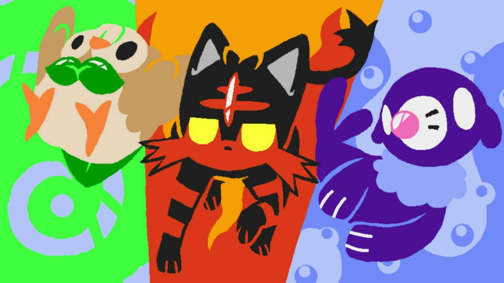 Fondo de pantalla de Pokemon Sol y Luna 1920x1080