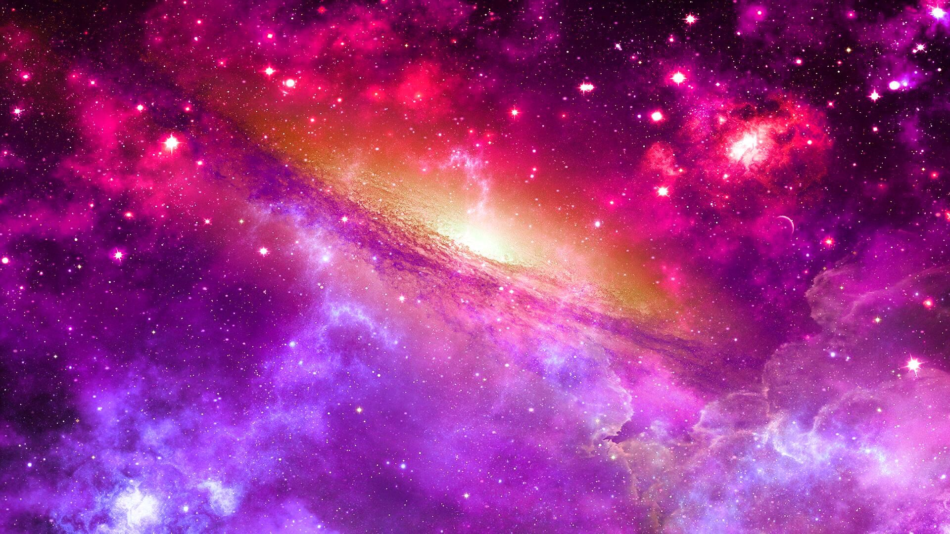 Más de 69 fondos de pantalla de Pink Galaxy