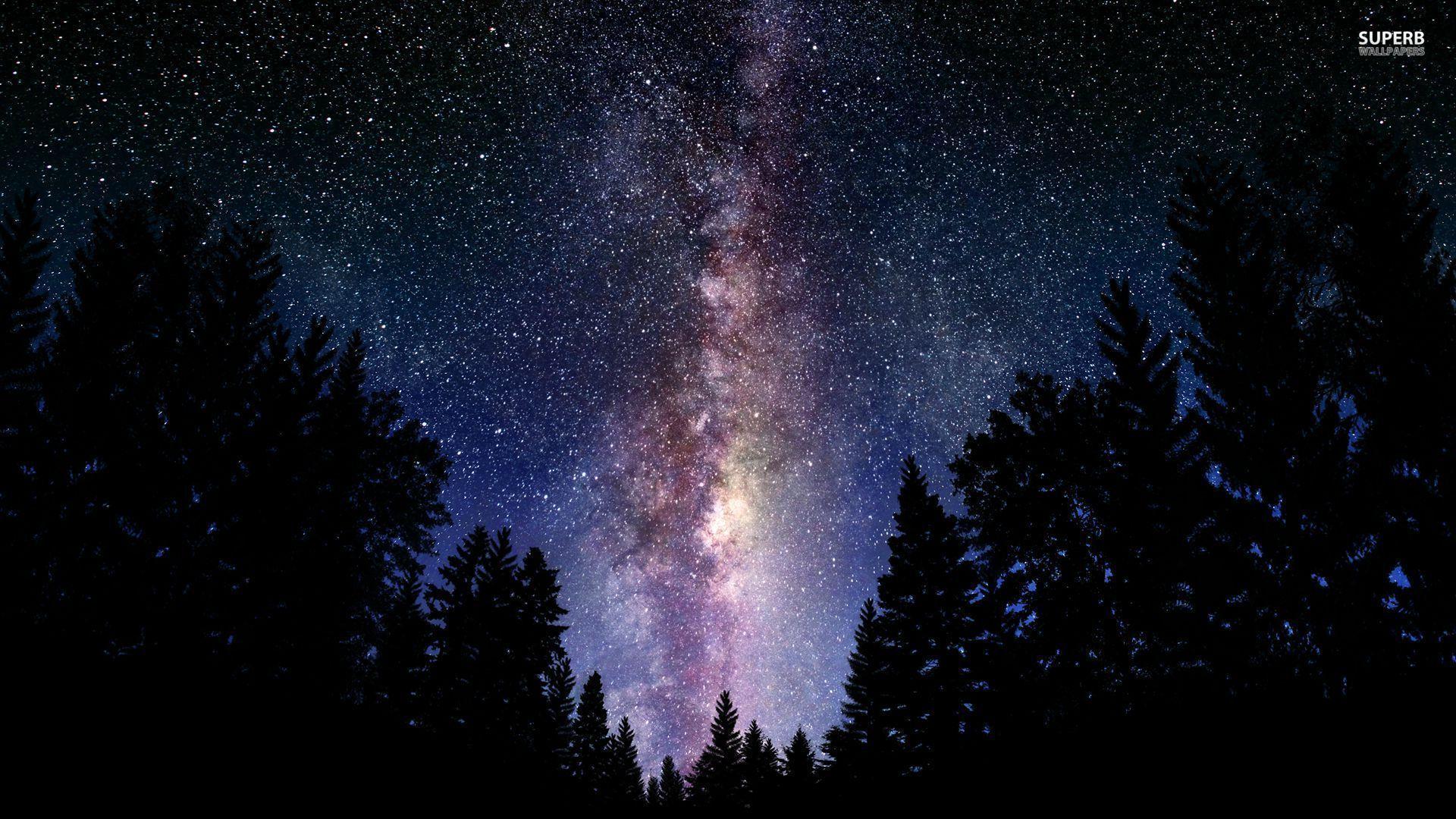 Fondos de galaxia de la Vía Láctea - Cueva de fondo de pantalla