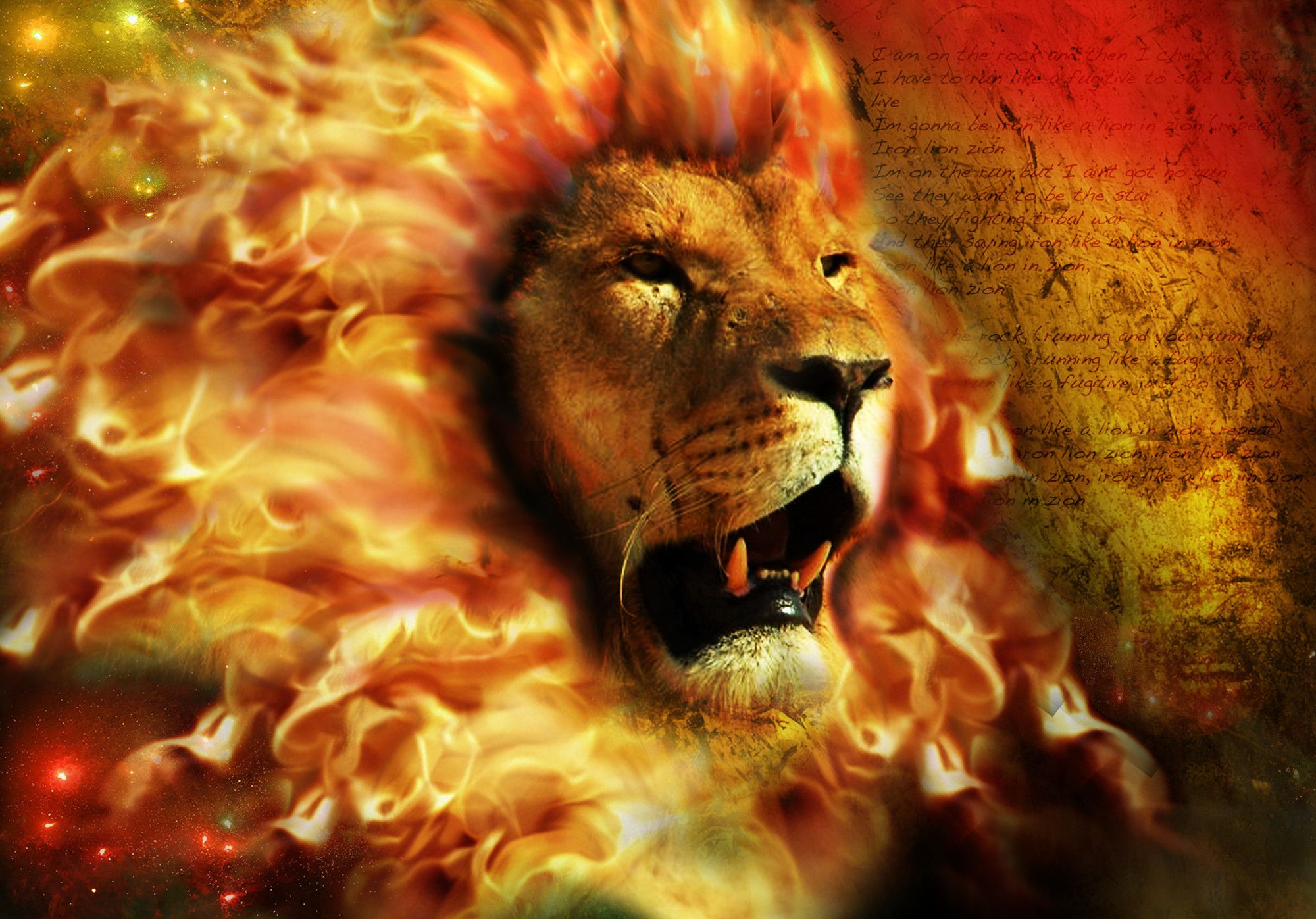 Fire Lion Fondos de pantalla