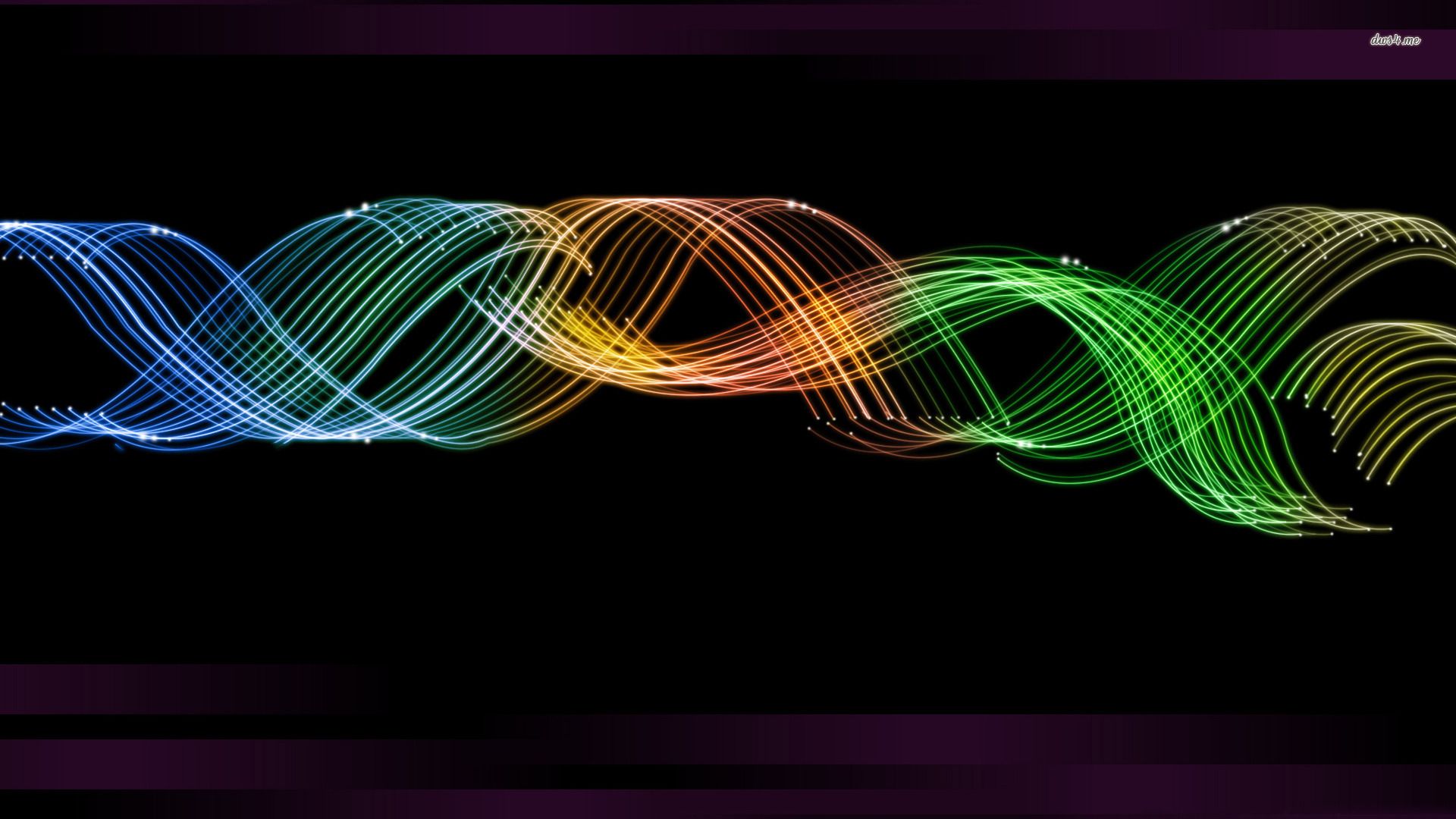 Fondo de pantalla de Fluorescent Waves - Fondos de pantalla abstractos - # 3067