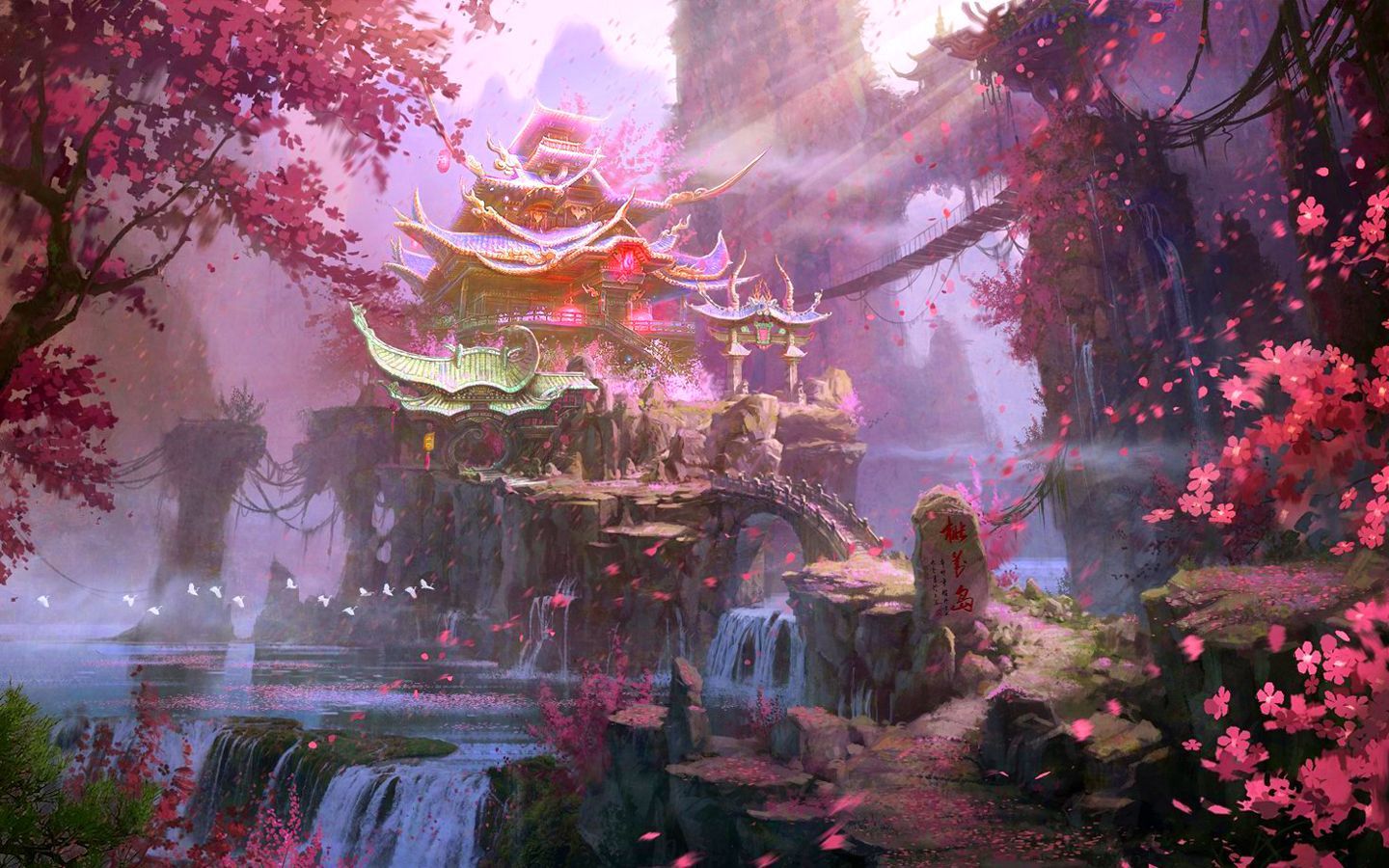 Fantasy Landscape Wallpaper para fondos de escritorio 1440 x 900 px