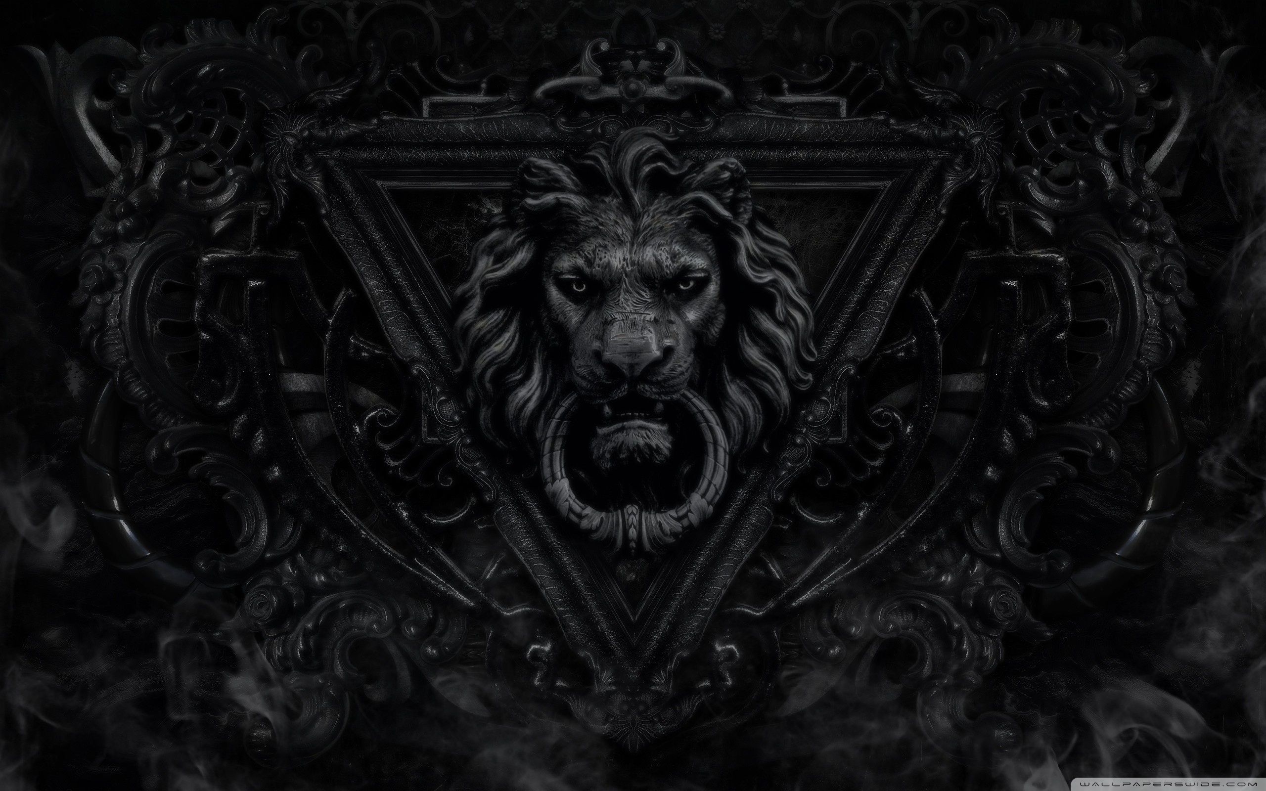 Dark Gothic Lion ❤ 4K HD fondo de escritorio para 4K Ultra HD TV