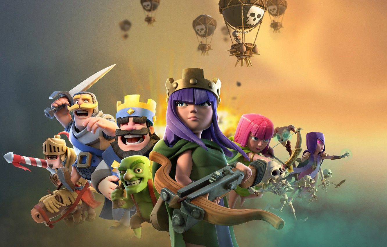 Juegos de fondo de pantalla, Supercell, imágenes de Clash Royale para escritorio, sección