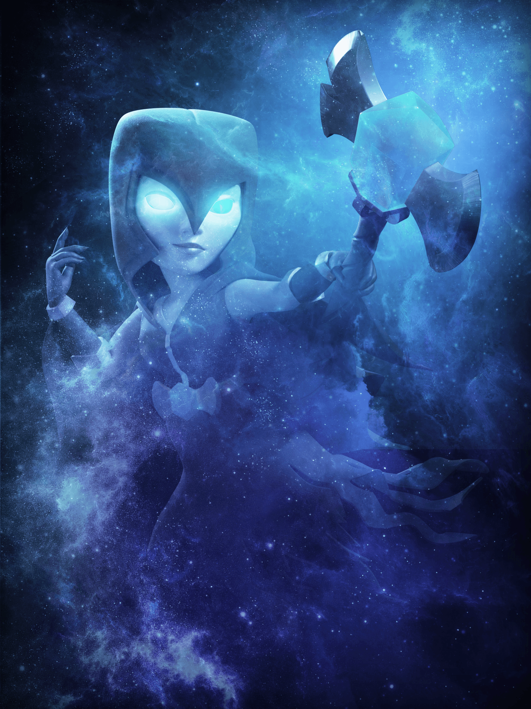 Cosmic Witch - Mobile Wallpaper por Tixtacker (Sin marca de agua