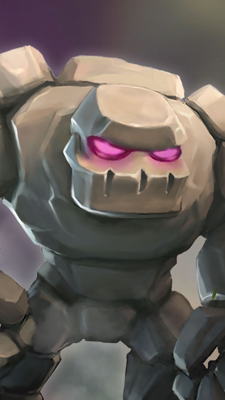 Choque de clanes Wallpapers - Golem De Clash Royale, HD Wallpapers