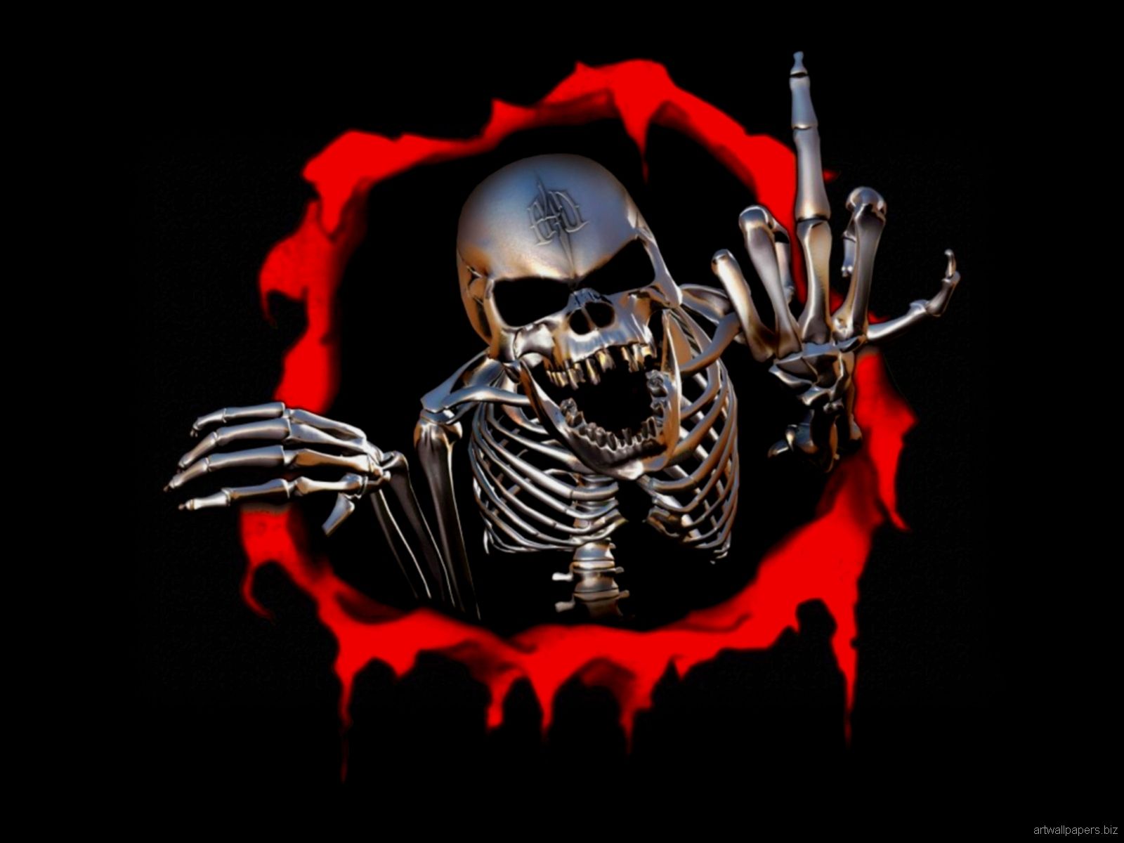 Awesome Skull Wallpapers - Top gratis fondos de calavera impresionante