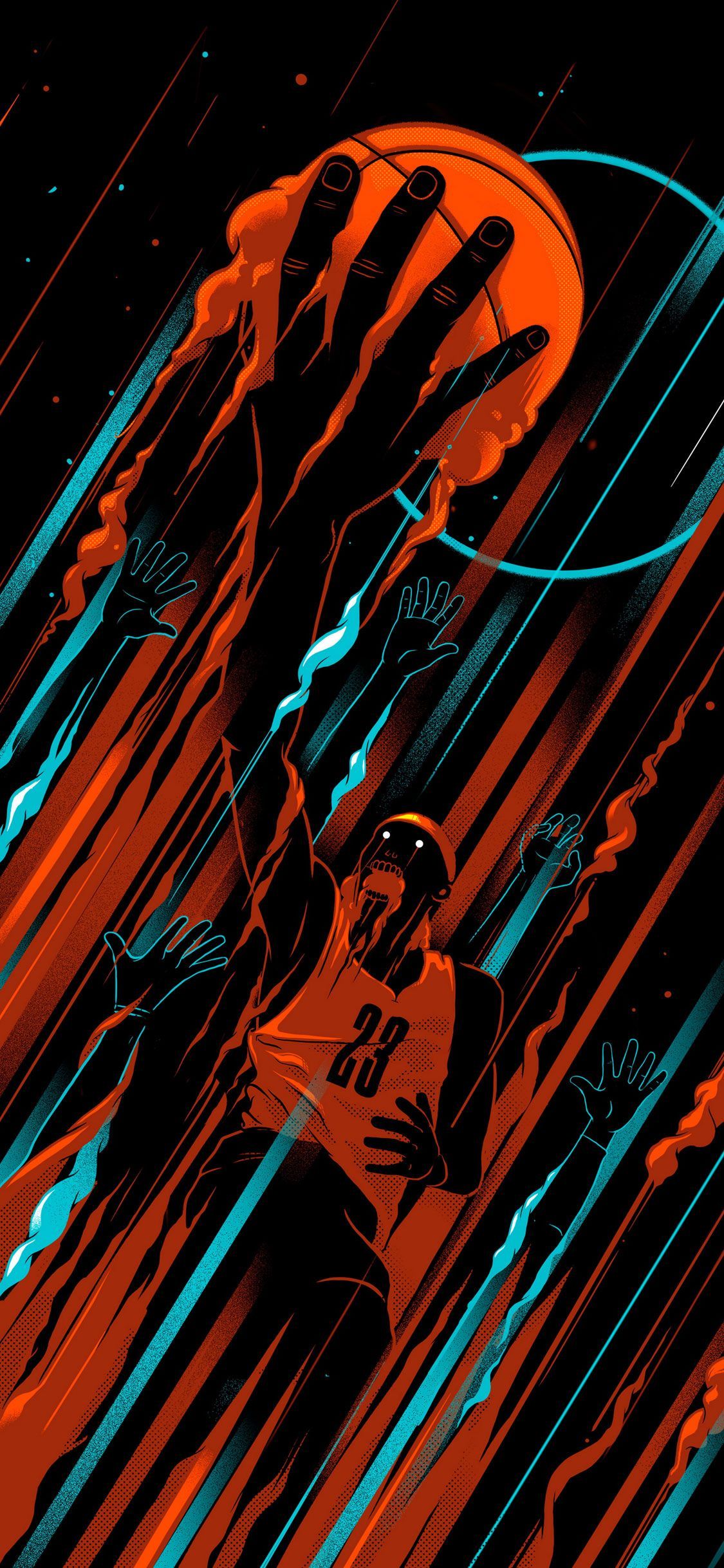 Baloncesto Fondo de pantalla de iPhone X Black | iPhone X Wallpapers en 2019